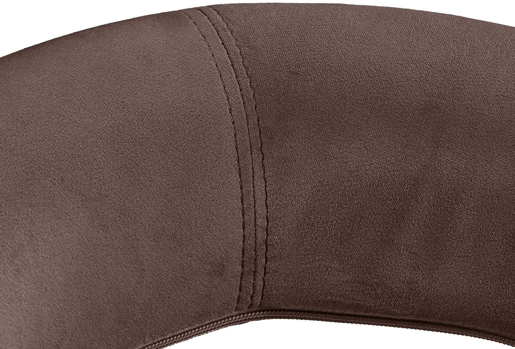 Barhocker Olinda Samt schwarz