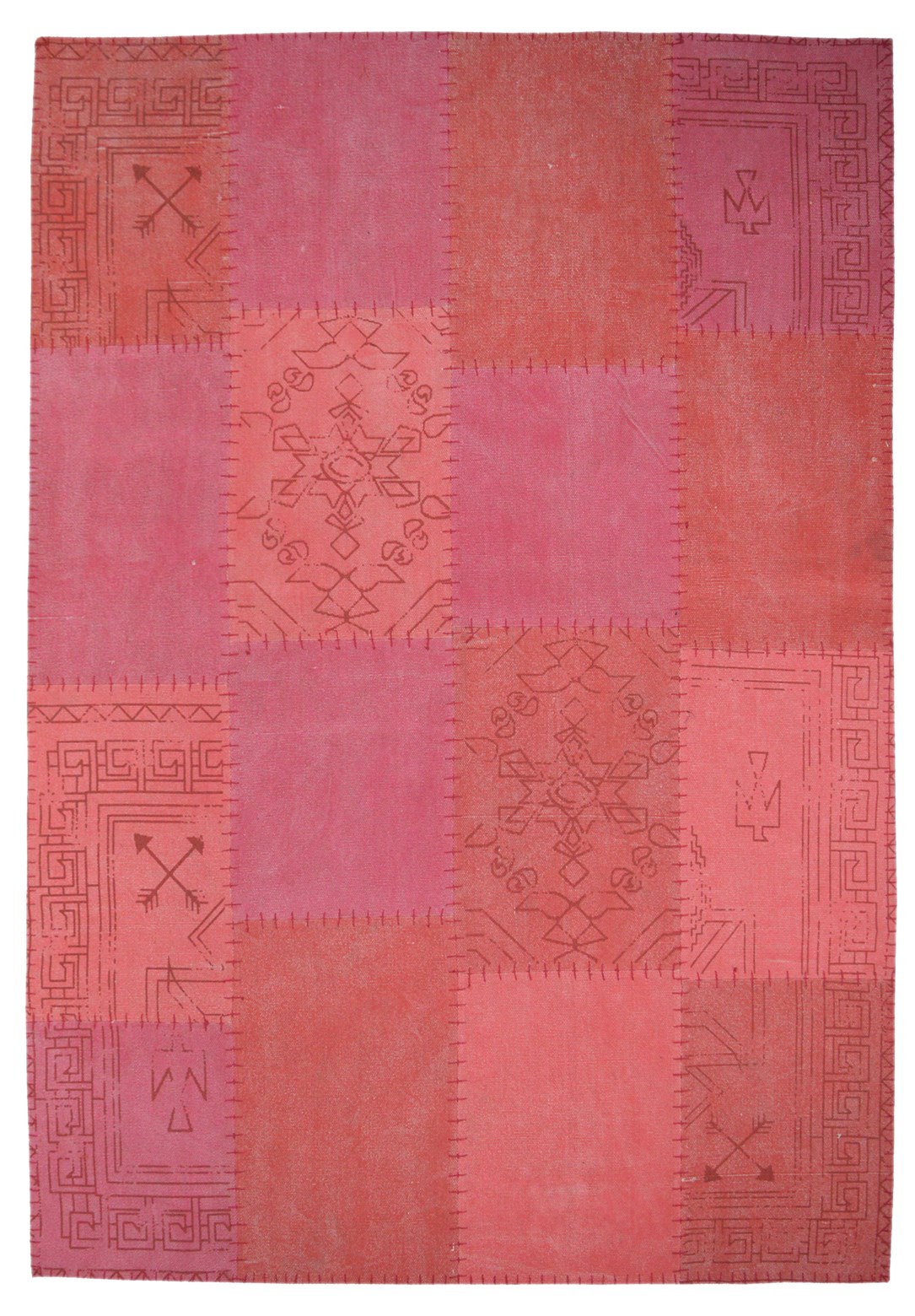 Teppich Lyrical 210 Multi / Rot 120cm x 170cm