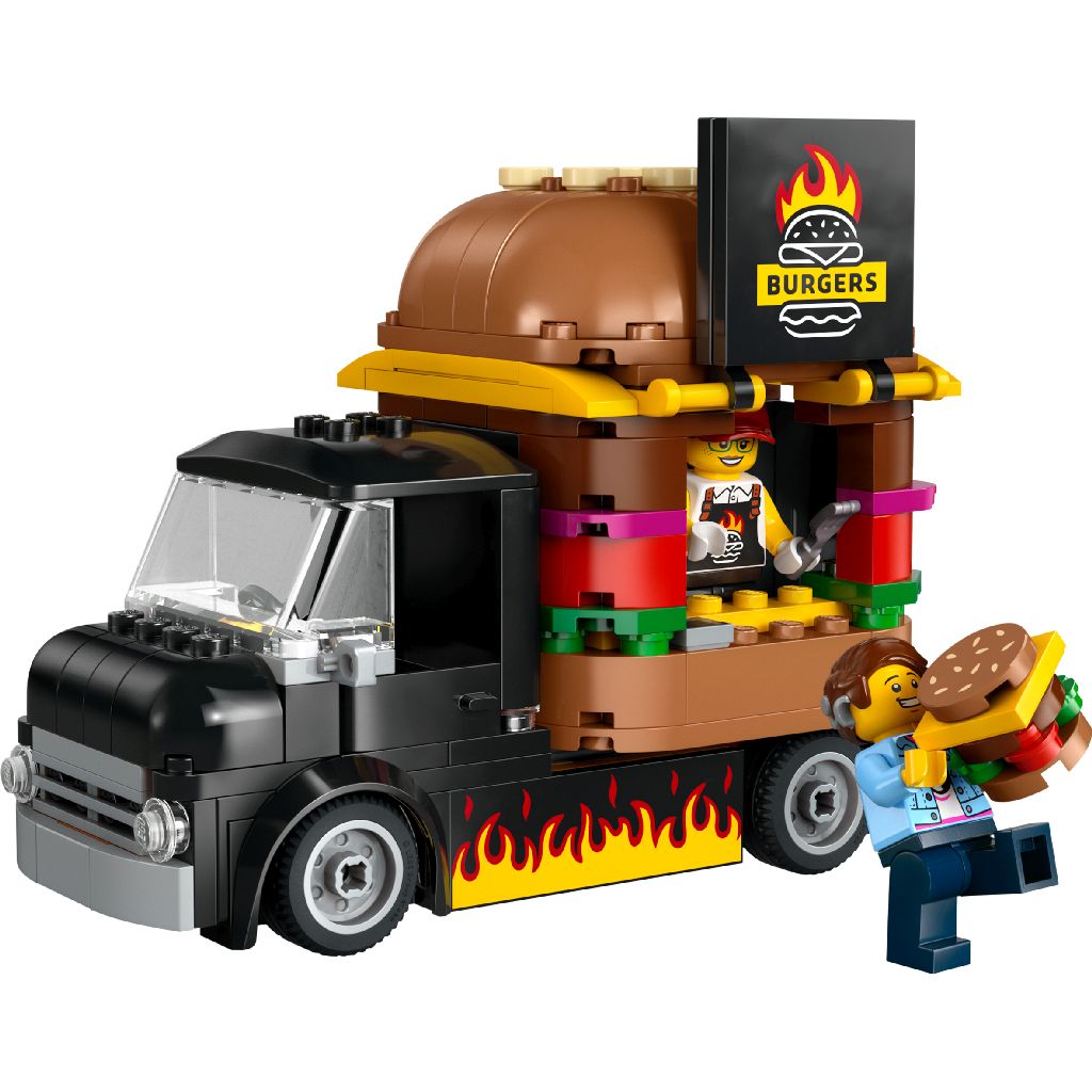LEGO® Bau- & Konstruktionsspielzeug LEGO® 60404 City Fahrzeuge - Burger-Truck (194 Teile)