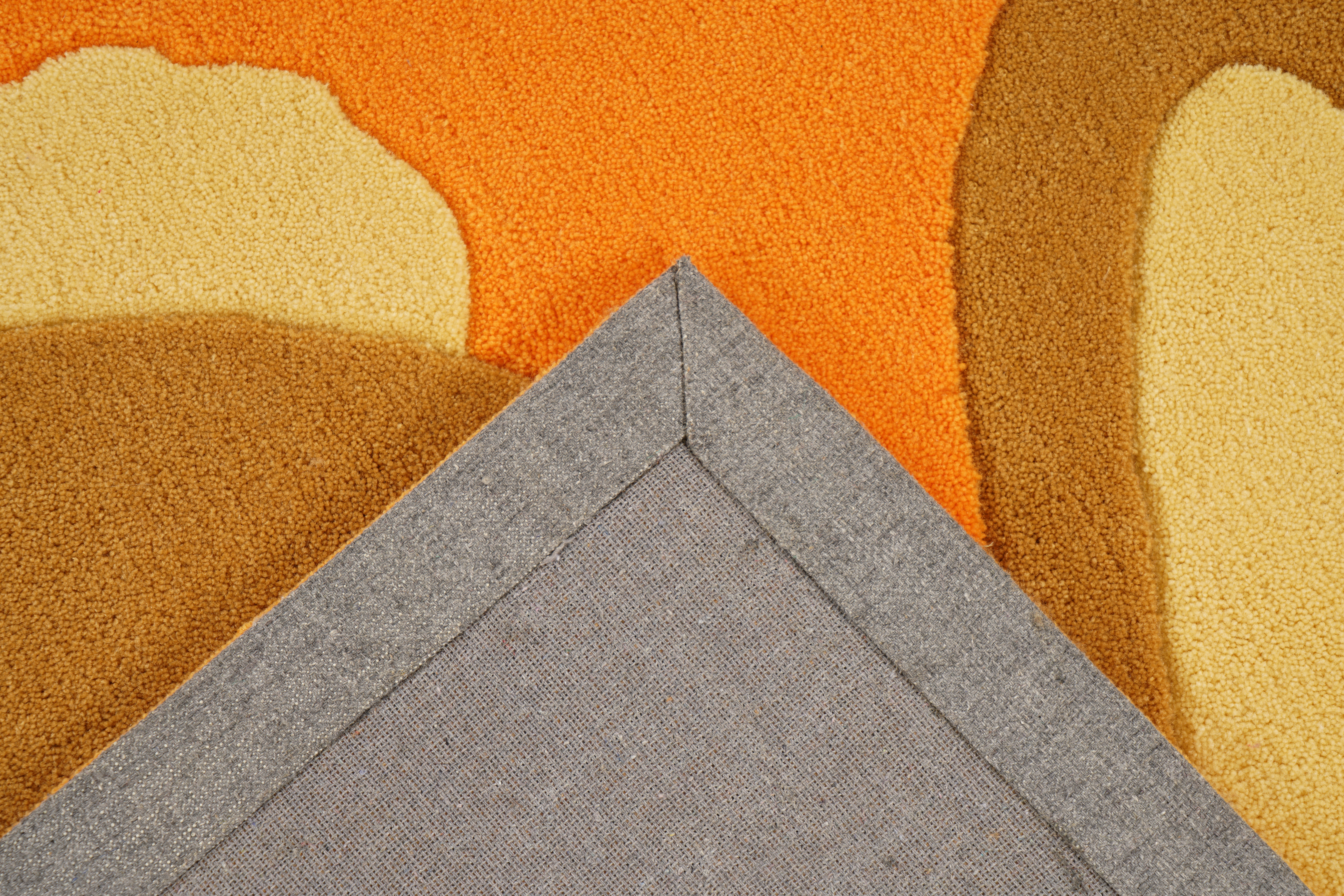 Teppich Joy 295 Orange 130cm x 130cm ECKIG