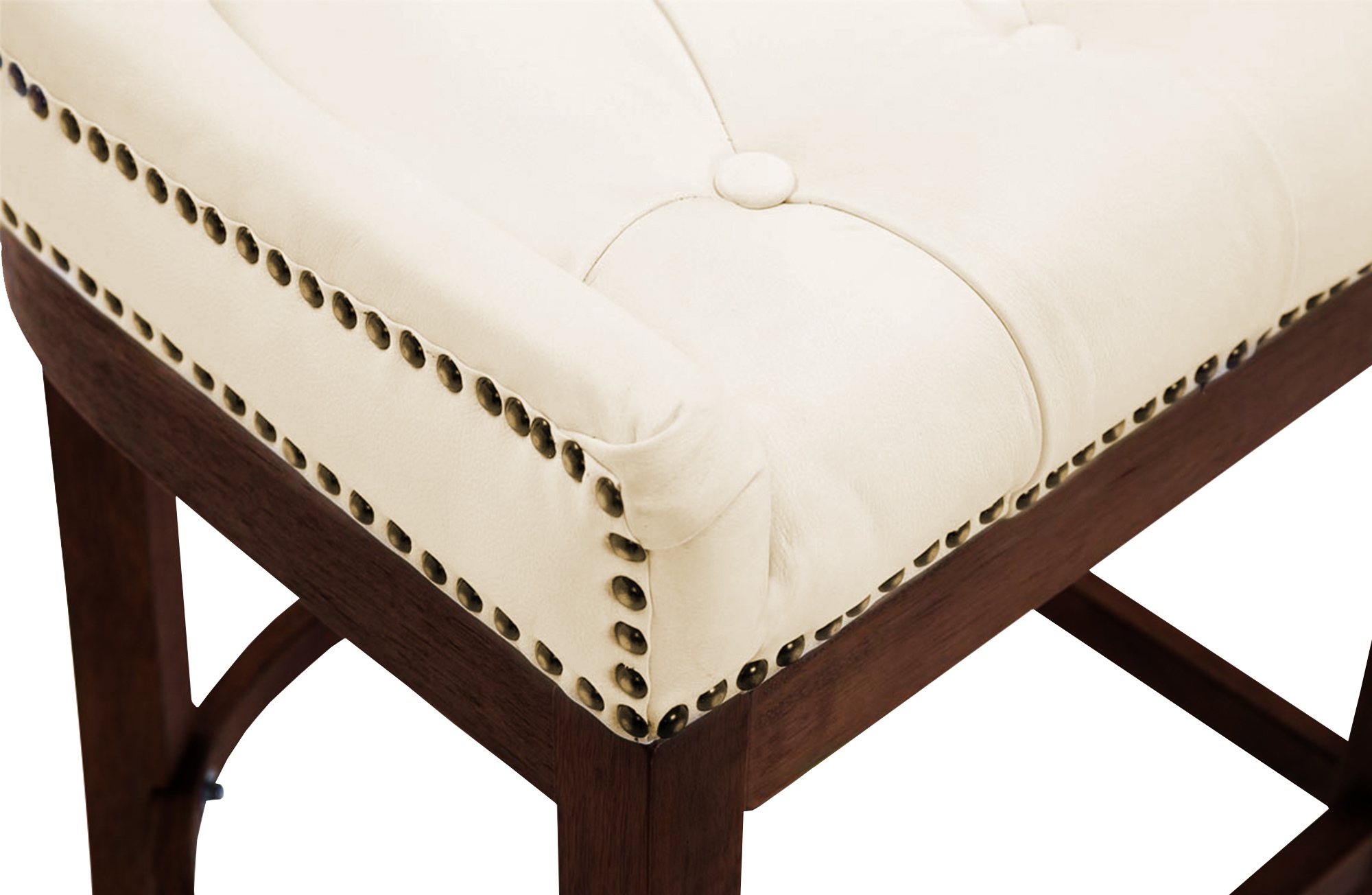 Barhocker Lakewood Echtleder, Antik