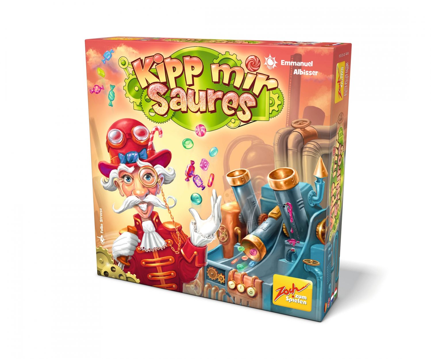 Zoch Verlag Unterhaltungsspiele Zoch - Kipp mir Saures - Würfelspiel