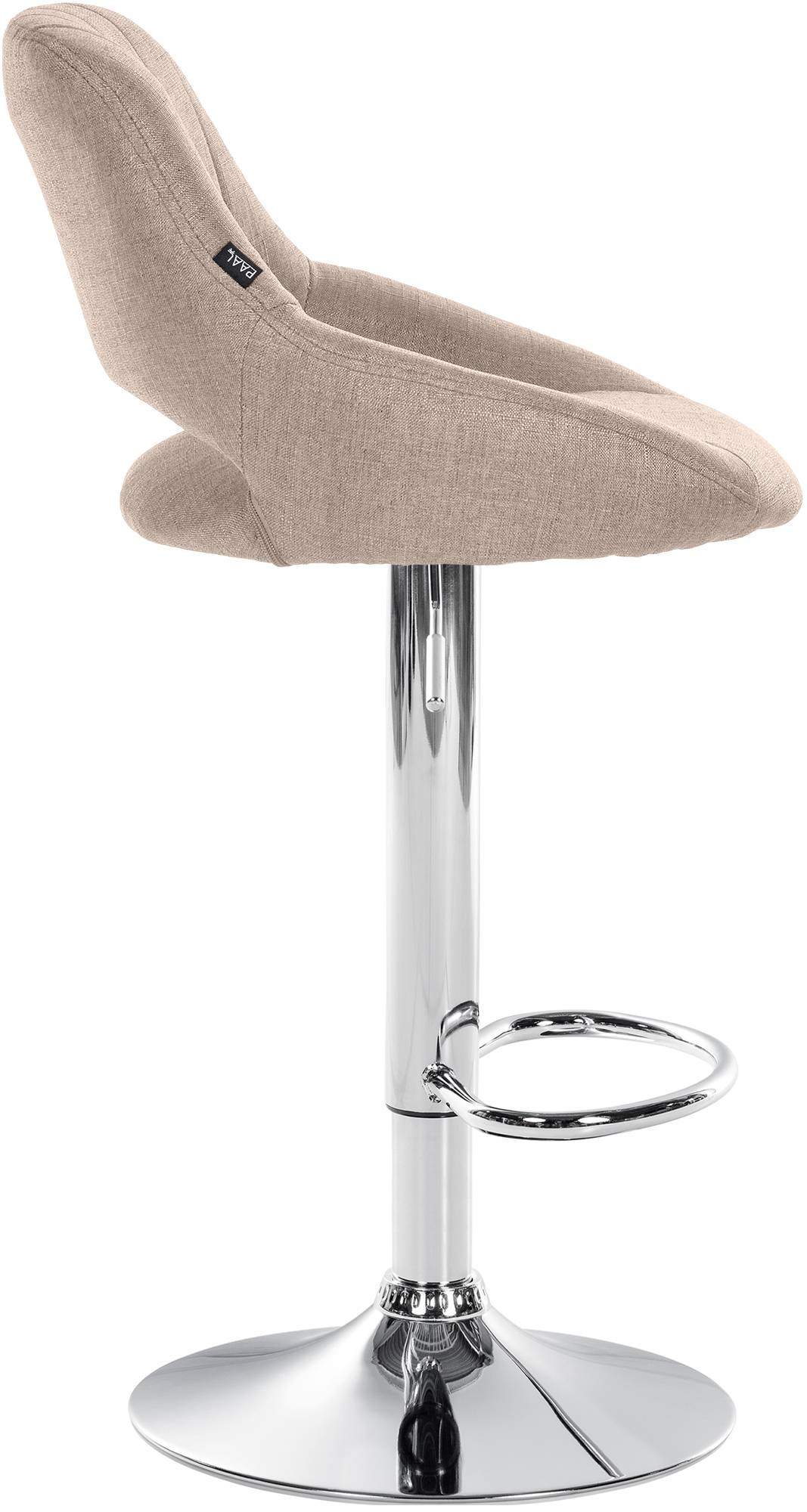 Barhocker Milet Stoff chrom