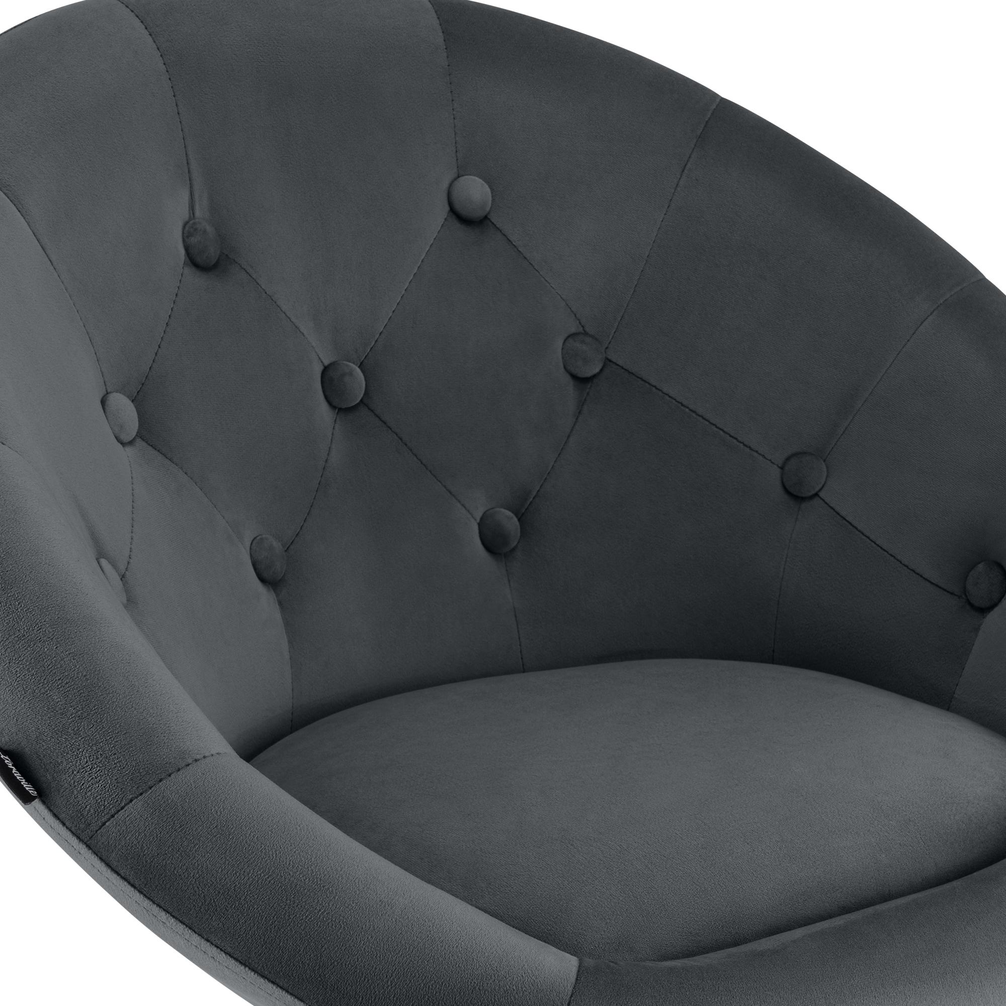 Barhocker London Samt weiß