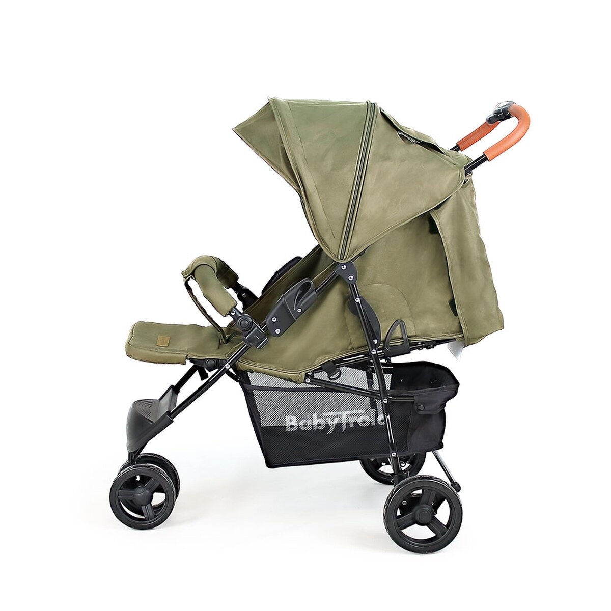 BabyTrold Easy Go Olive Kinderwagen leicht, wendig, kompakt faltbar