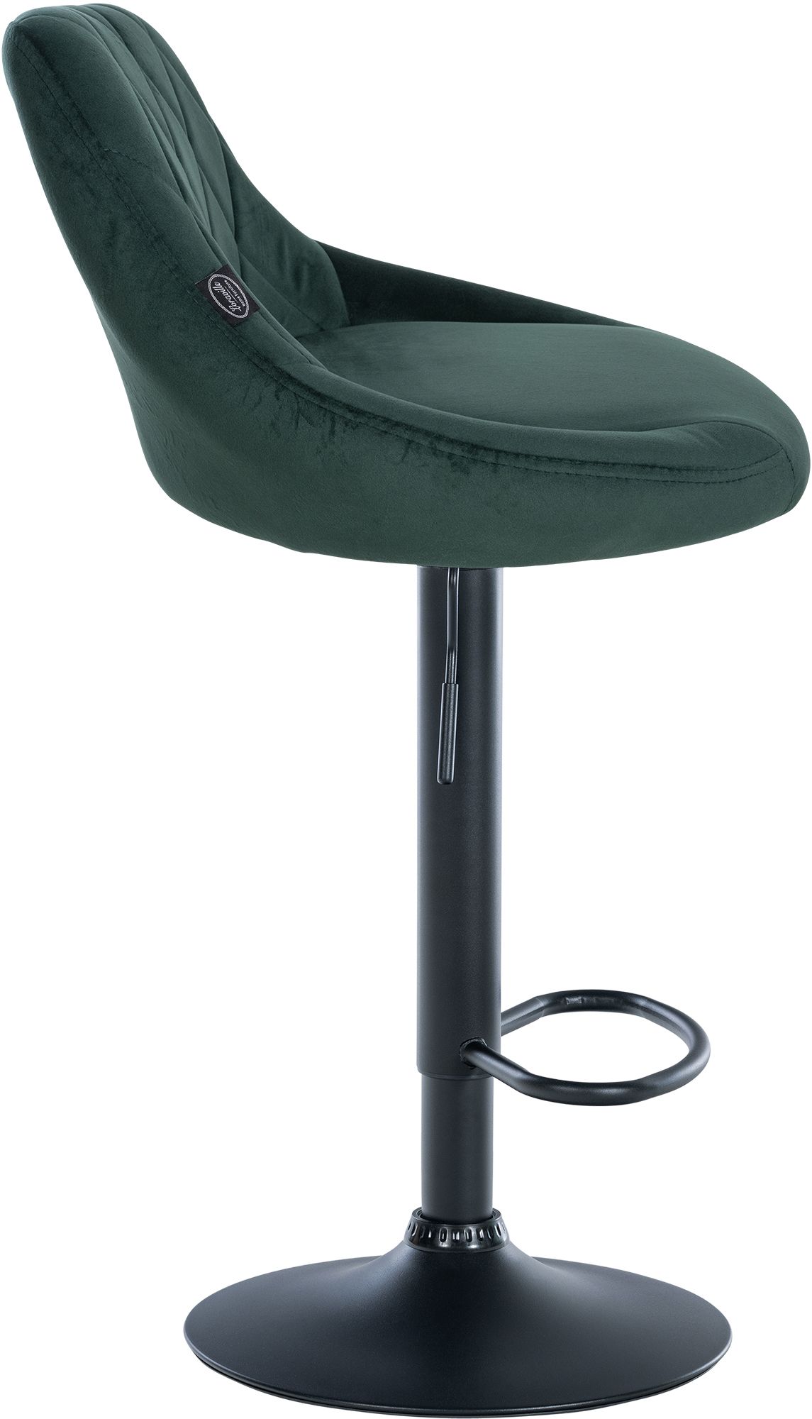 Barhocker Lazio Samt schwarz