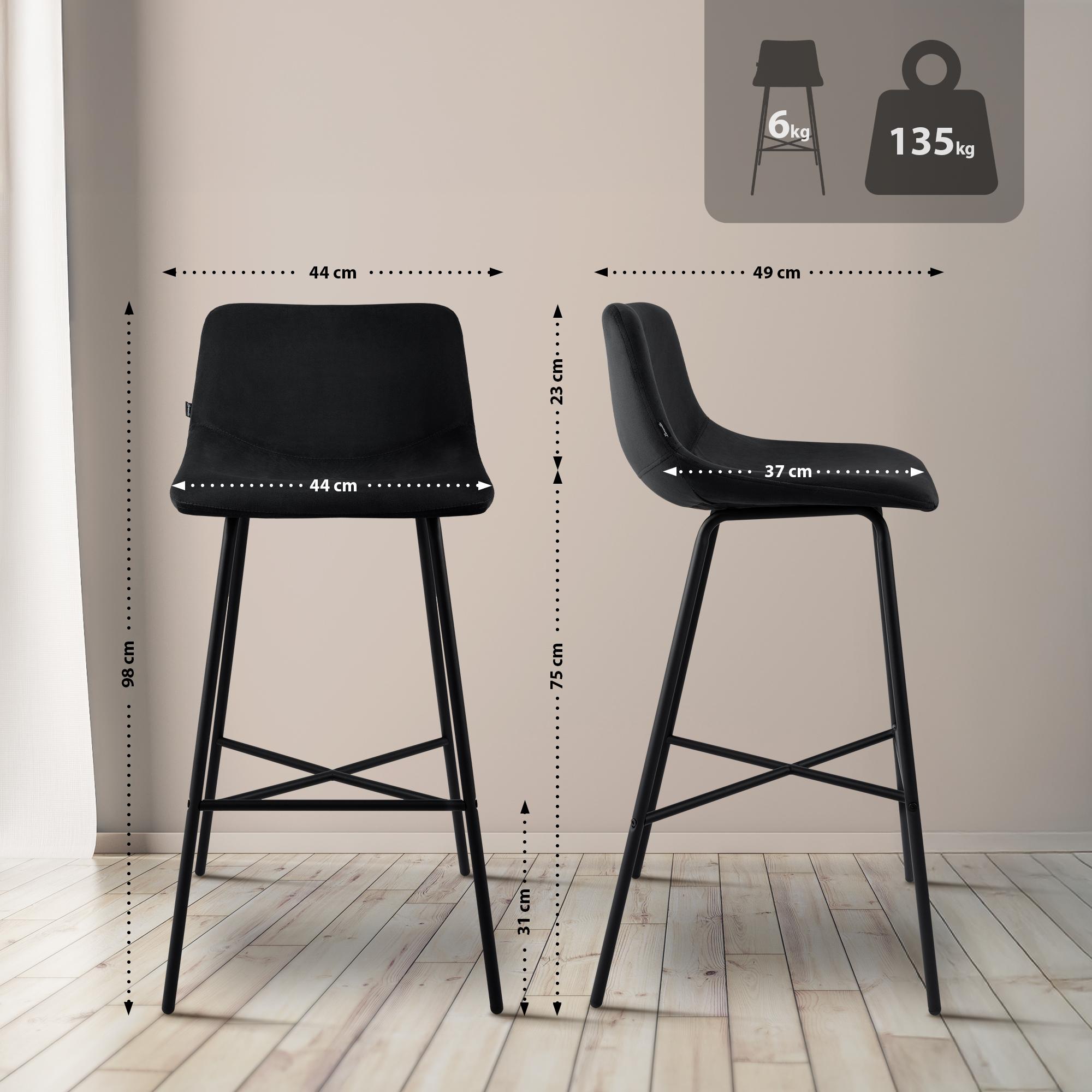 Barhocker Altona Samt