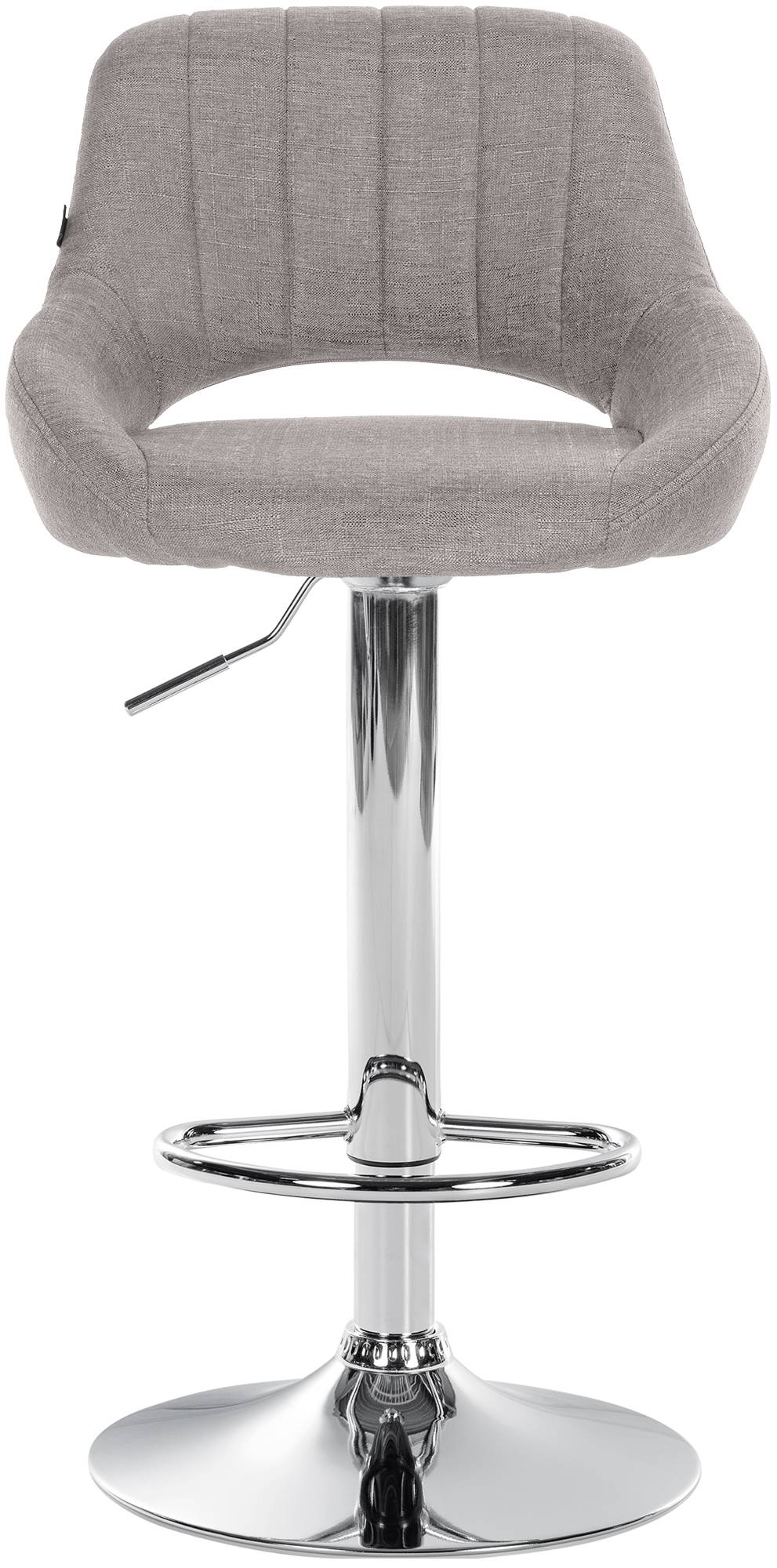 Barhocker Milet Stoff chrom