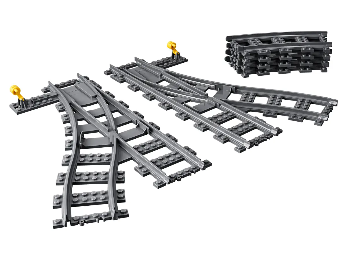 LEGO® Bau- & Konstruktionsspielzeug LEGO® City Eisenbahn 60238 - Weichen (8 Teile)