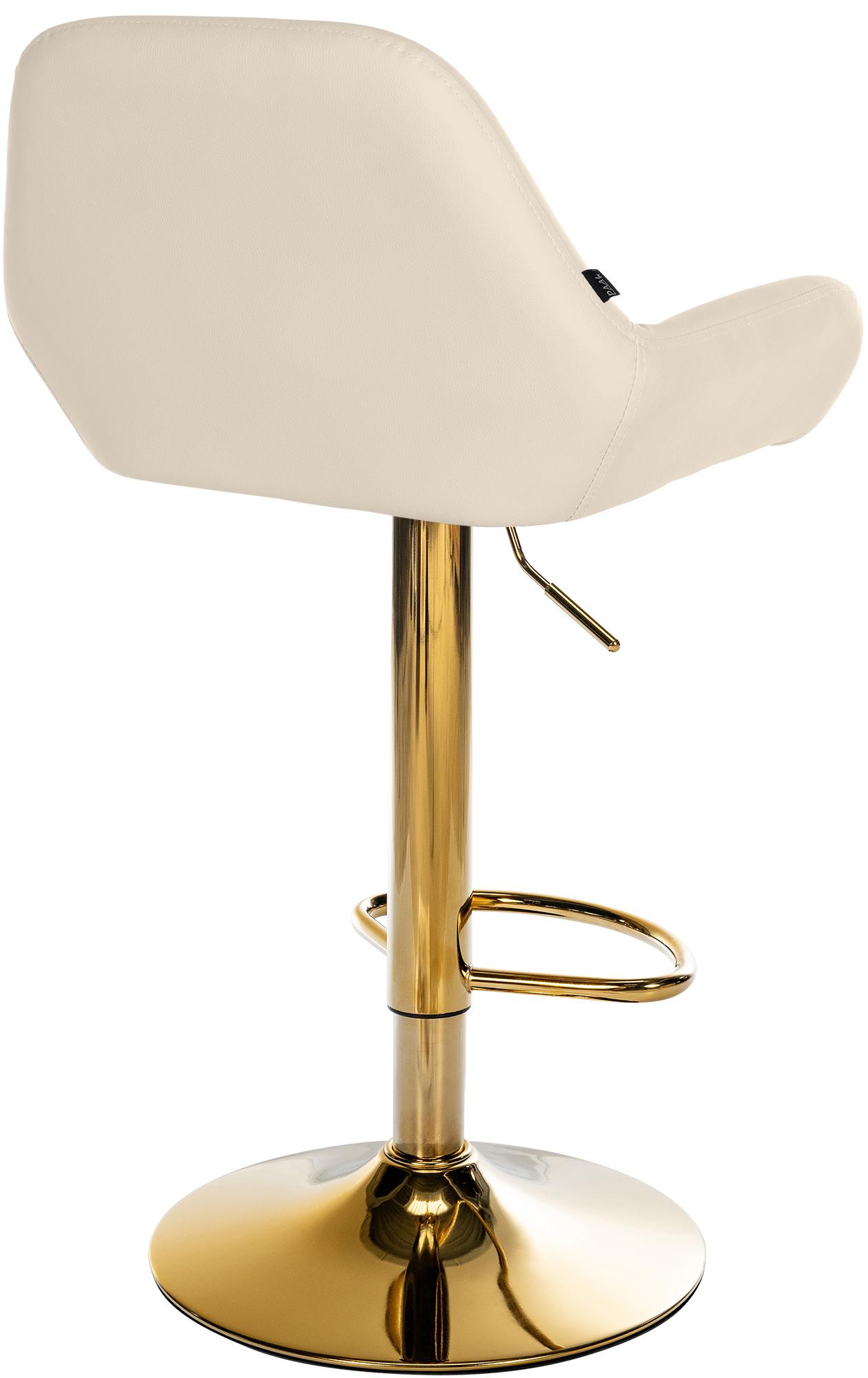 Barhocker Braga Gold Kunstleder