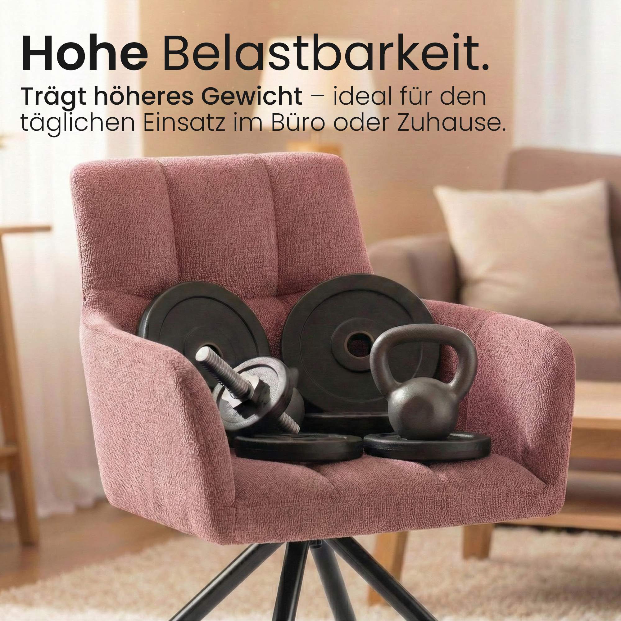 2er Set Esszimmerstuhl Jonah Stoff
