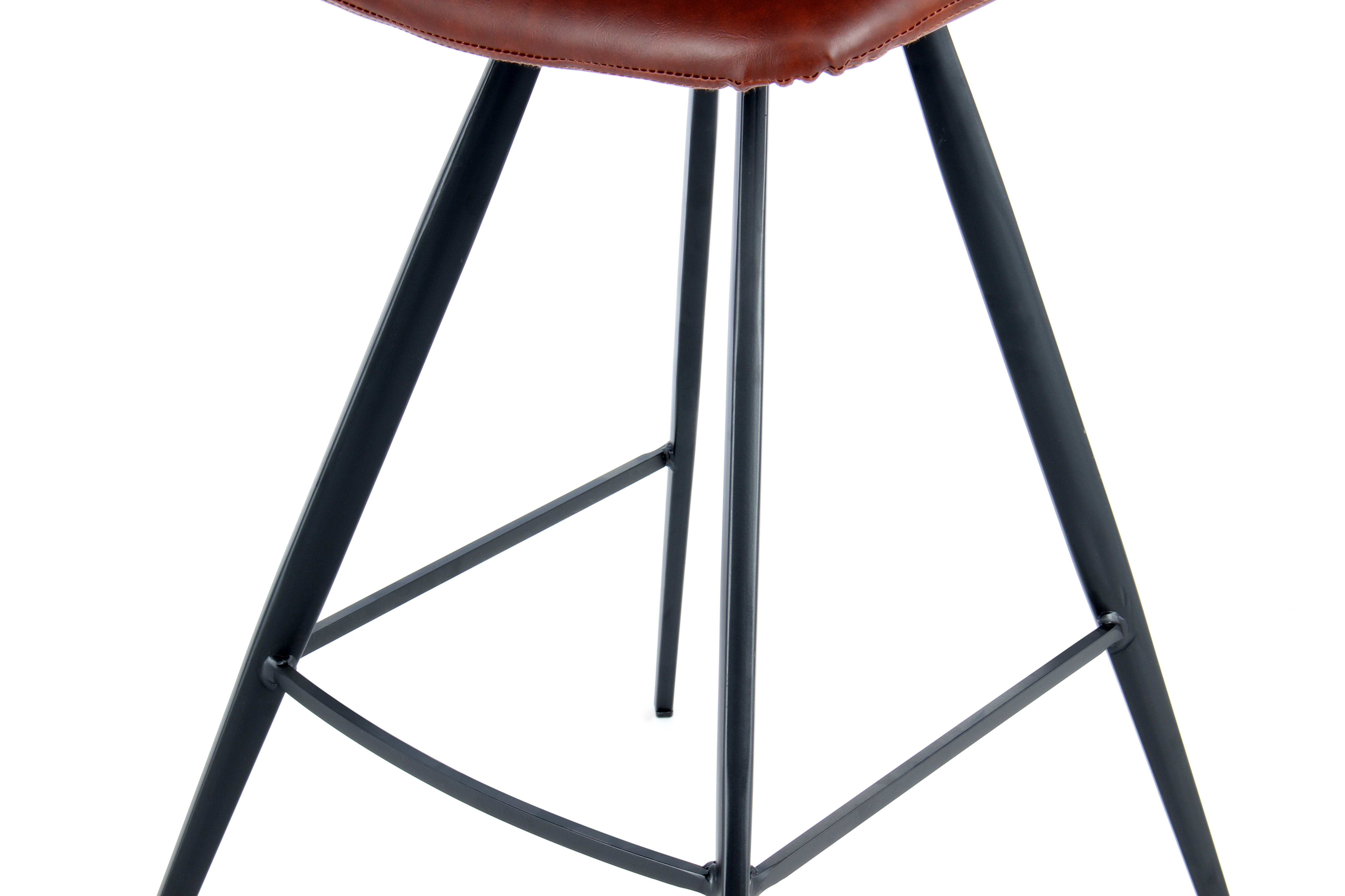 Barhocker Duo Dunkelbraun / Schwarz