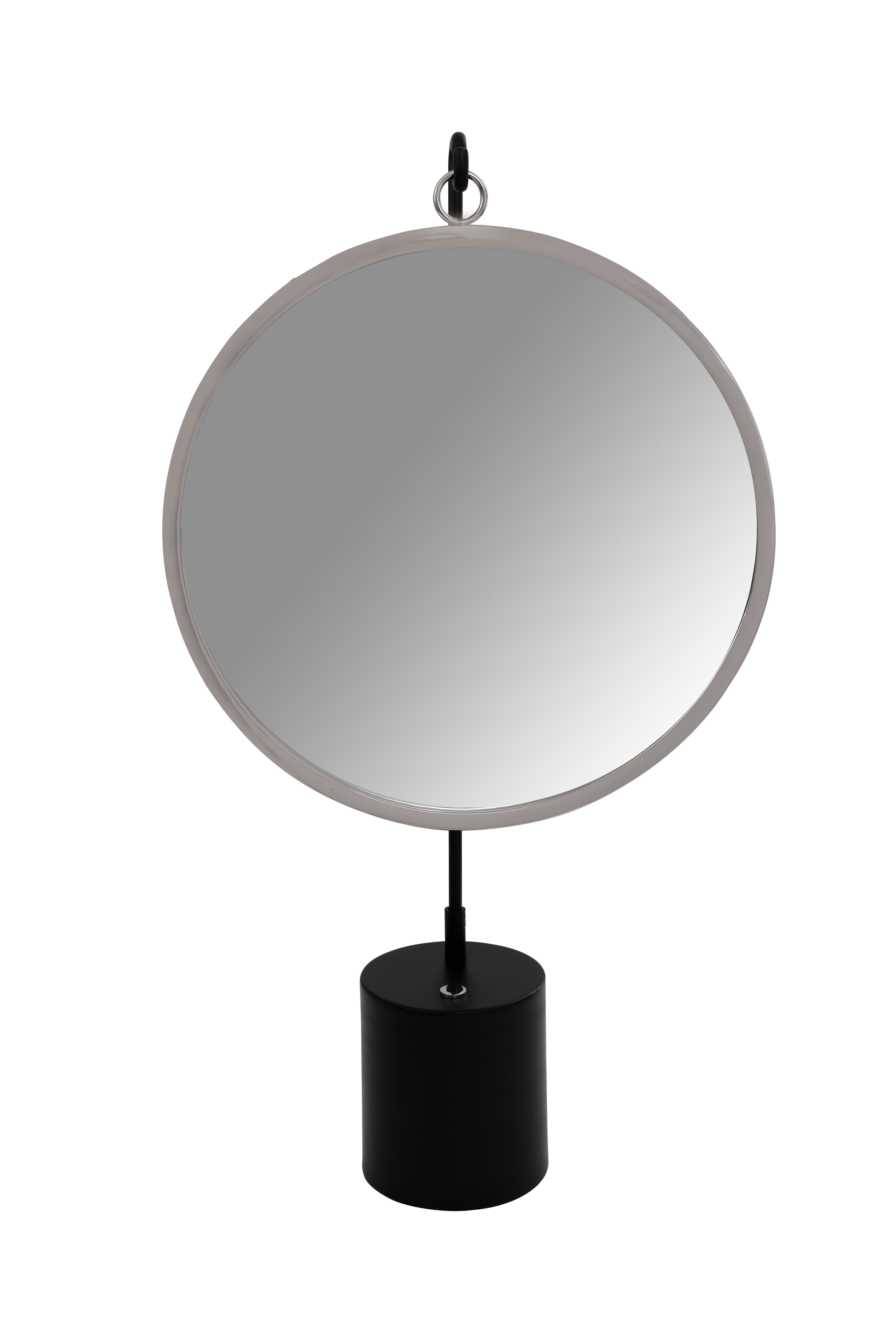 Design-Spiegel Schwarz / Silber