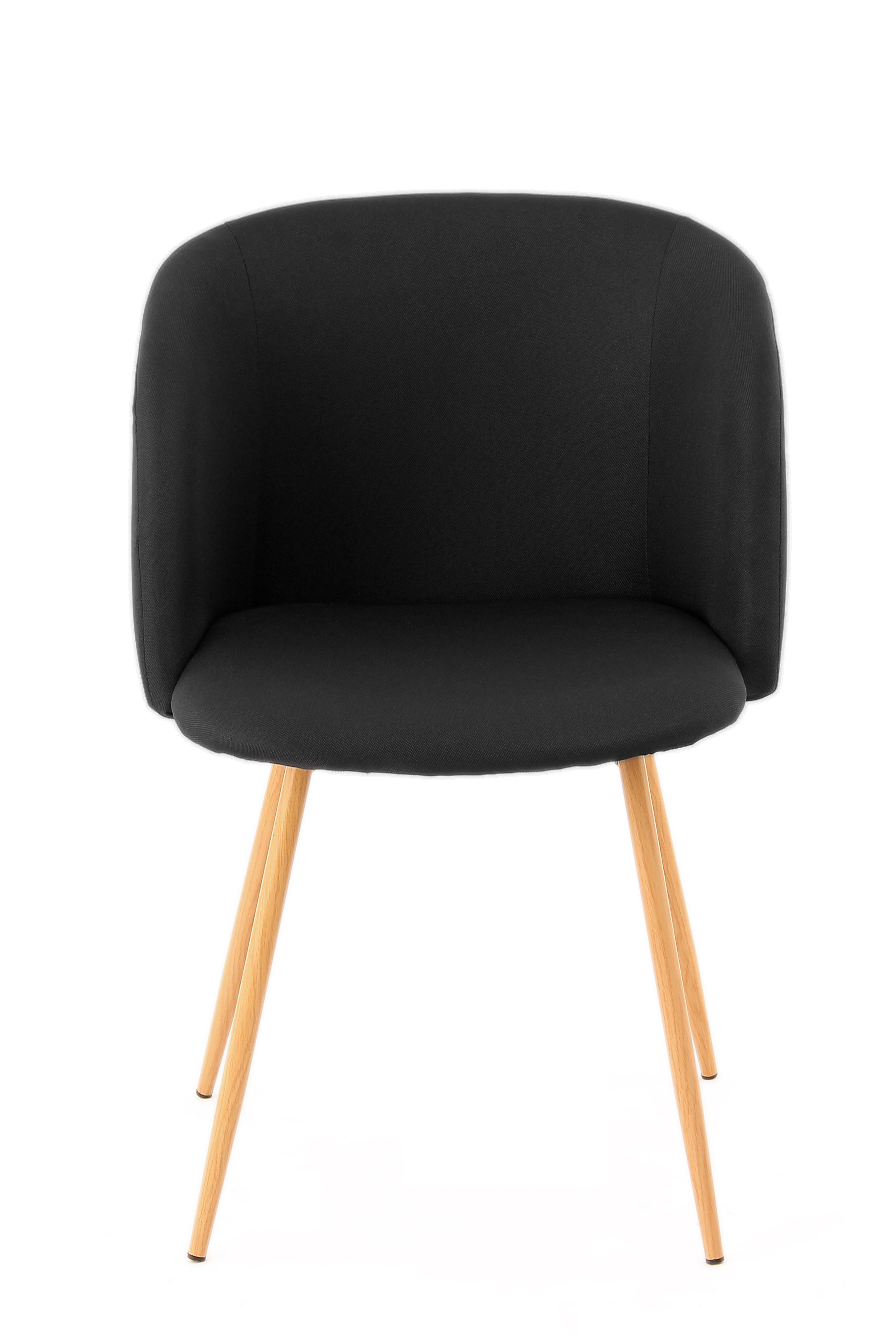 Designstuhl-Set Schwarz
