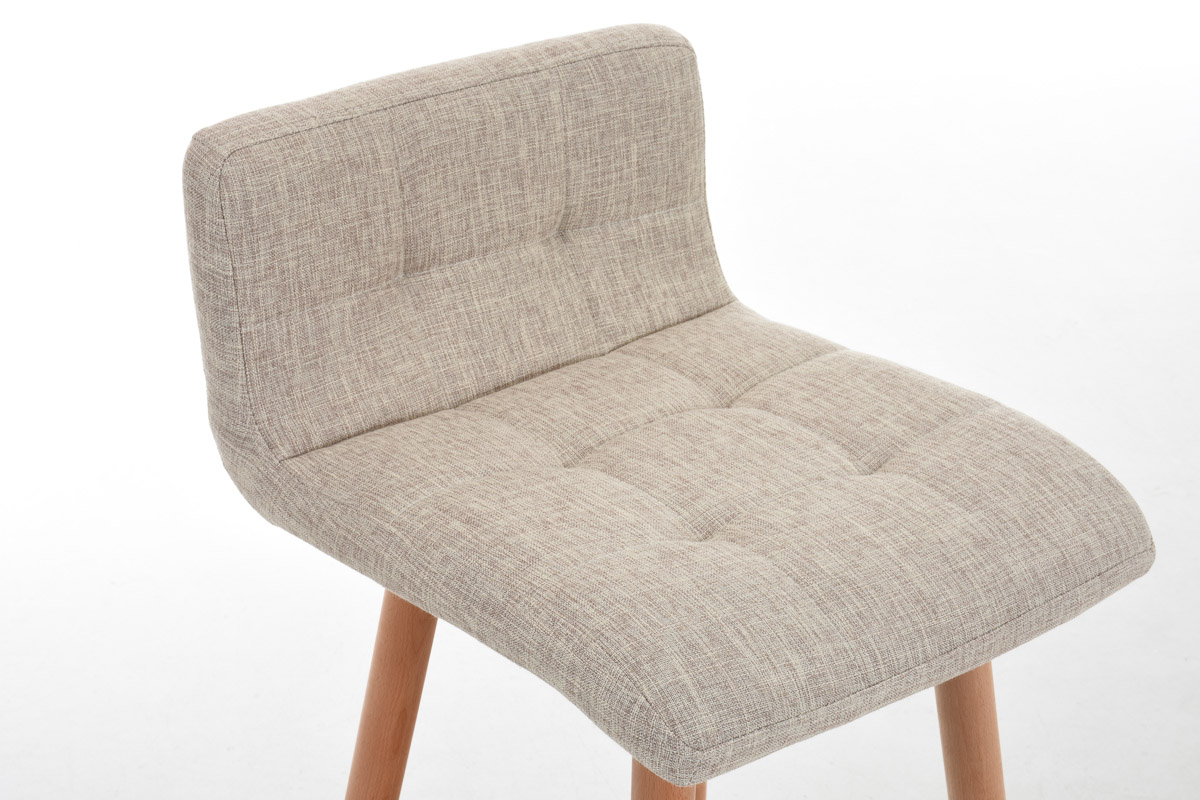 2er Set Barhocker Lincoln Stoff natura