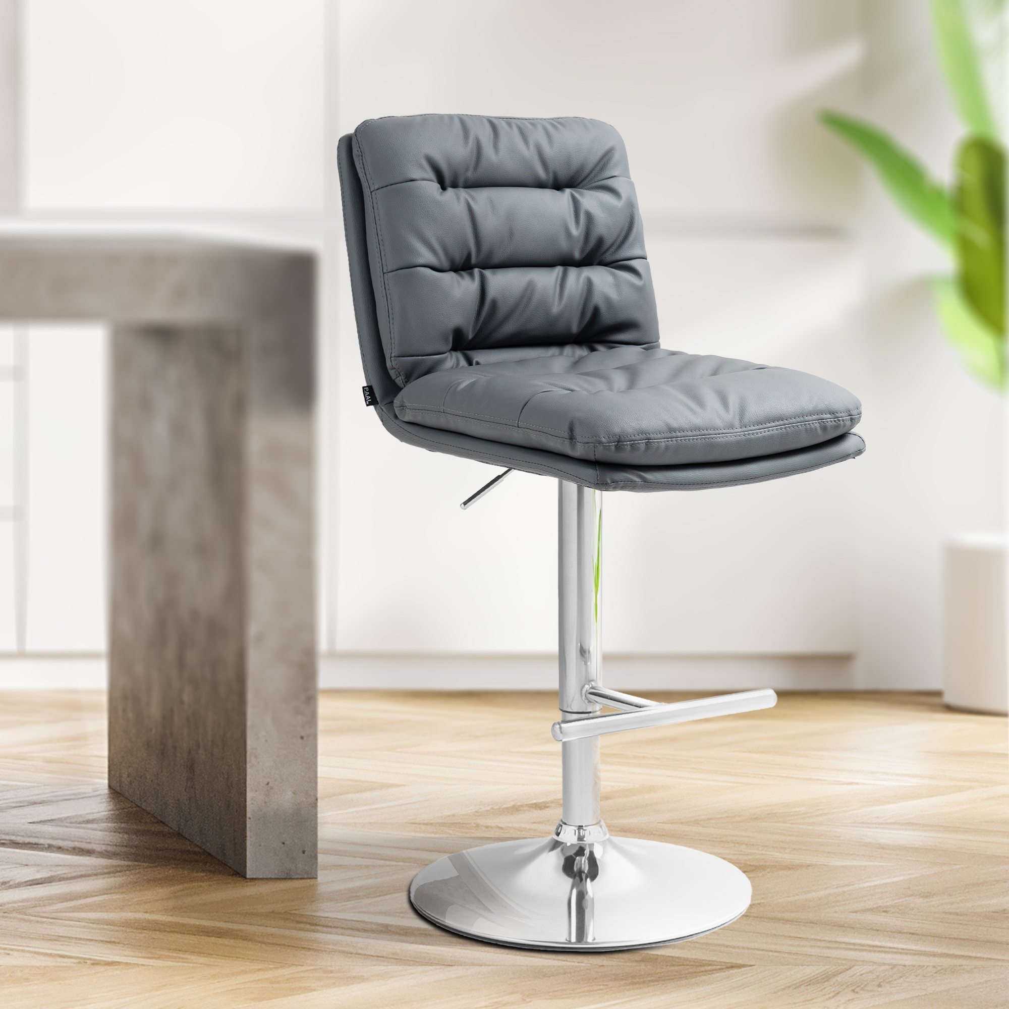 Barhocker Damar Kunstleder chrom