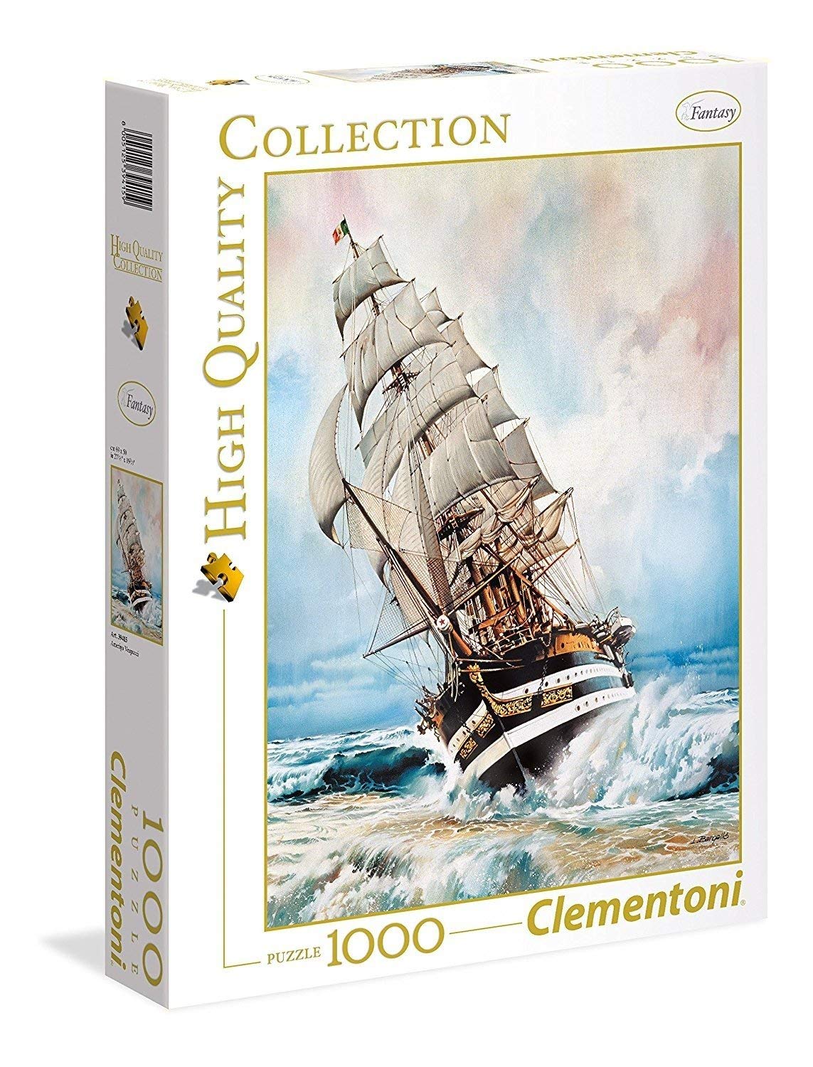 Clementoni Puzzles Clementoni 39415.9 - Amerigo Vespucci - 1000 Teile Puzzle - High Quality Collection