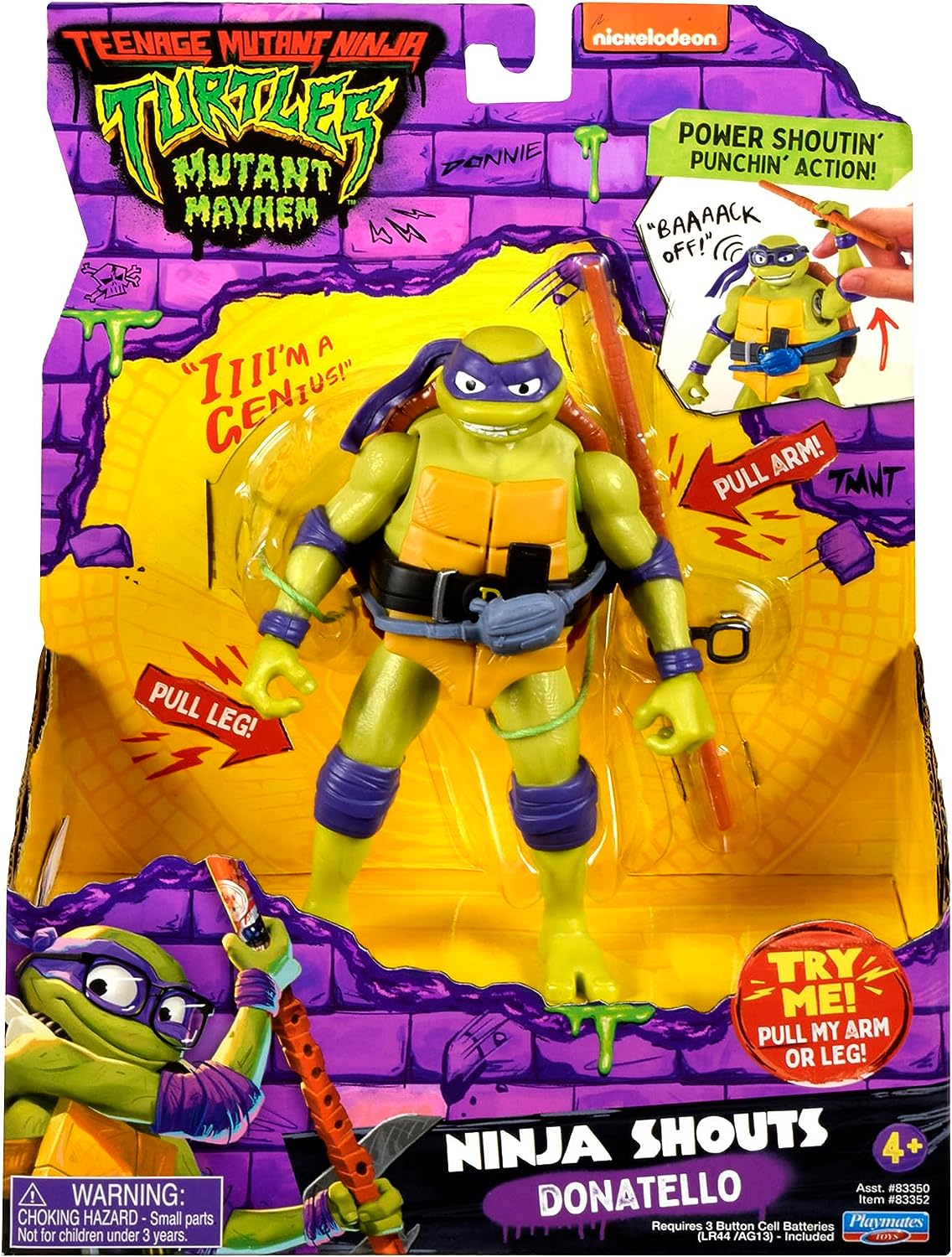 Sammel- & Spielfiguren Teenage Mutant Ninja Turtle - Ninja Shouts Donatello - Spielfigur