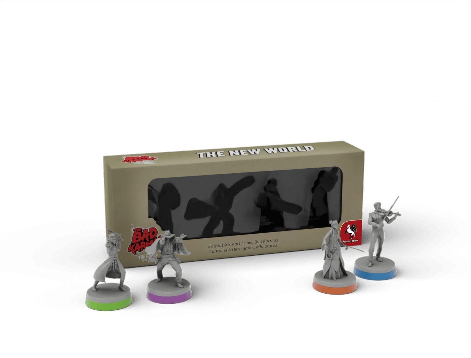Pegasus Brettspiele & Gesellschaftsspiele Teburu: The Bad Karmas and the Curse of the Zodiac: The New World Heroes [Erweiterung] – Expertenspiel