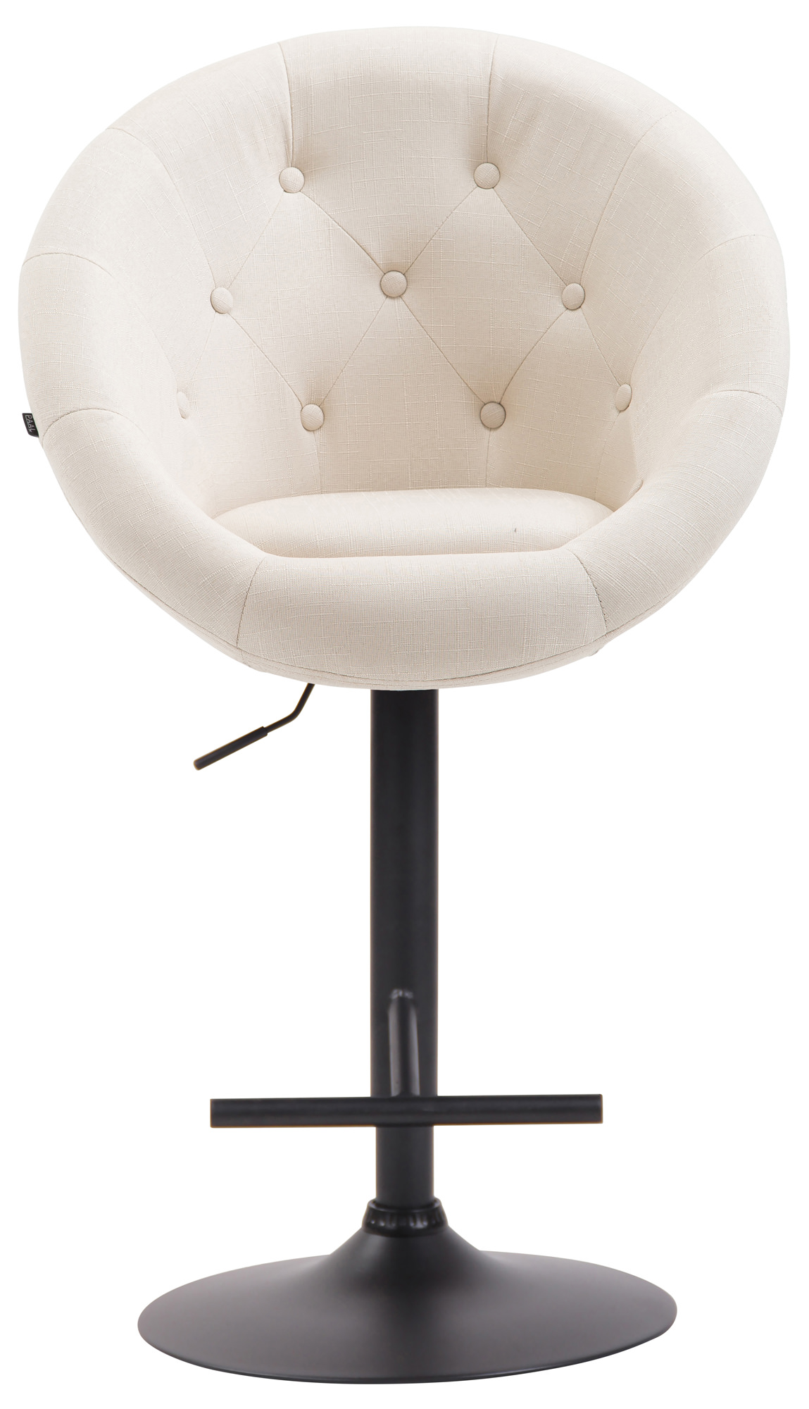 Barhocker London V2 Stoff schwarz