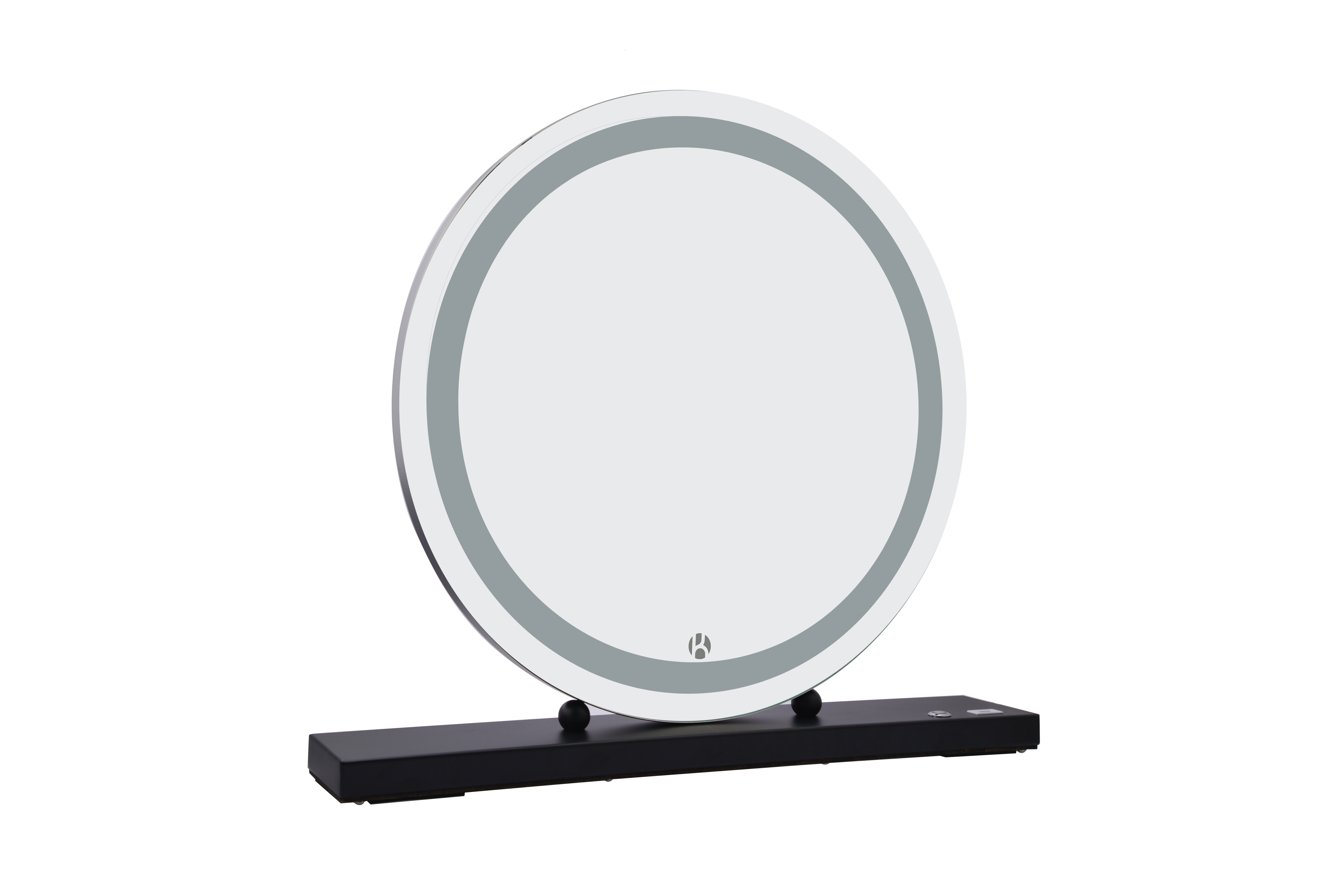 LED Schminkspiegel Schwarz