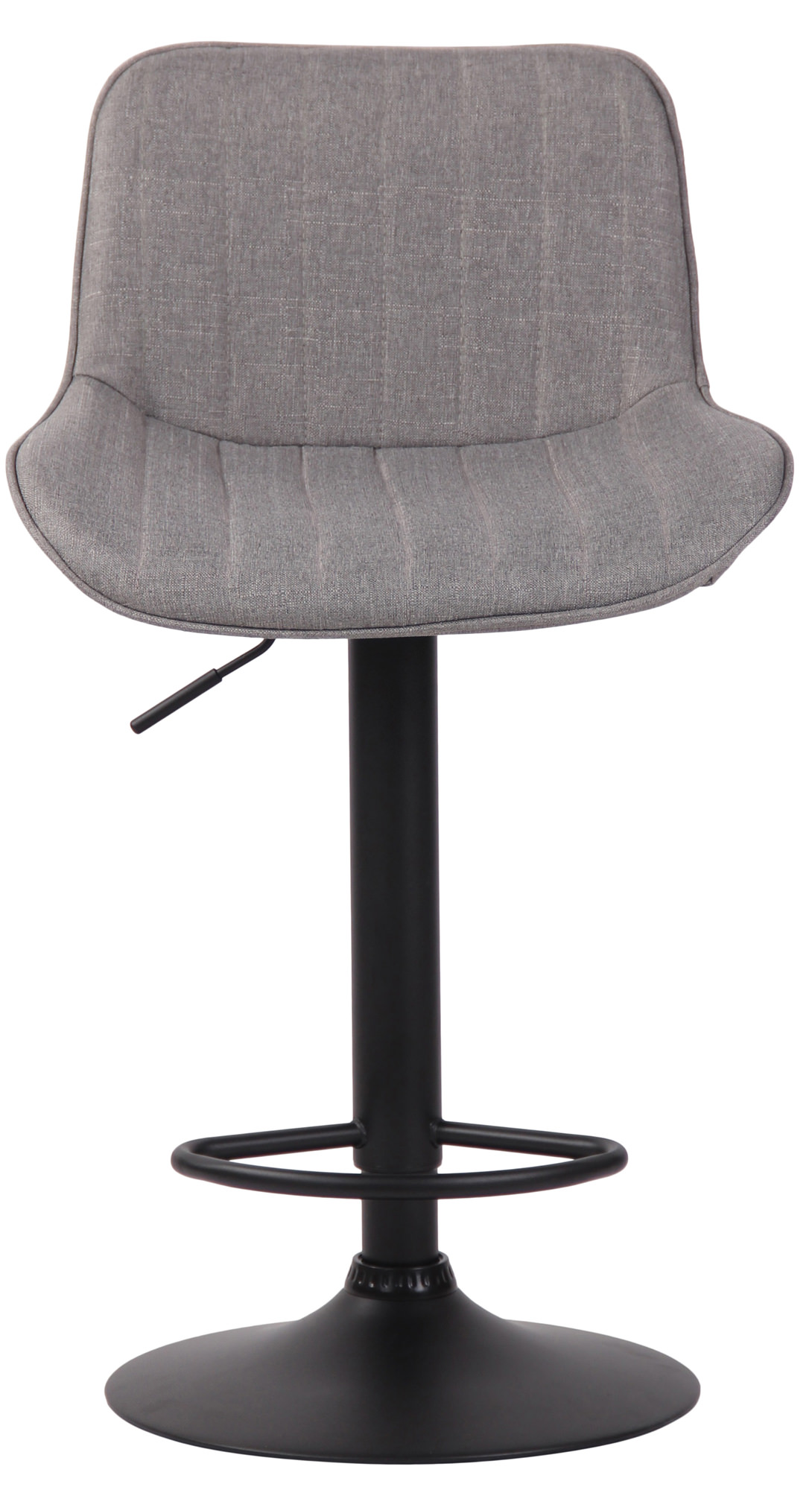 Barhocker Lentini Stoff schwarz