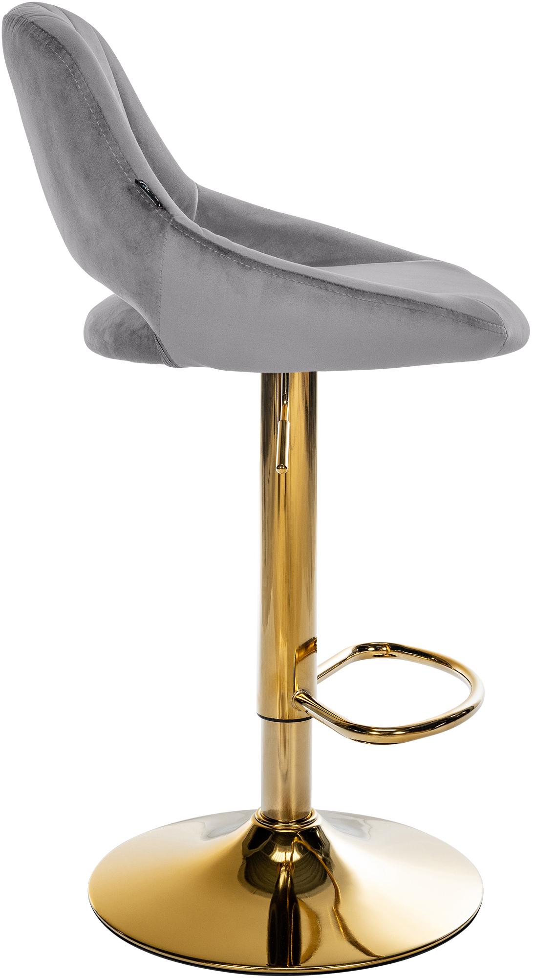 Barhocker Milet Samt gold