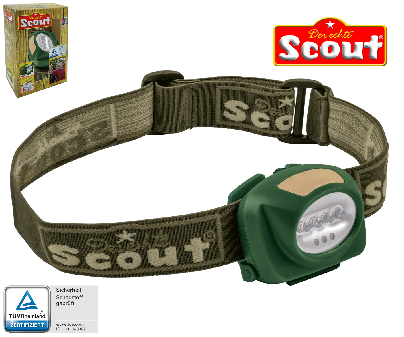 Happy People Sonstiges Happy People 19359 - SCOUT LED Stirnlampe