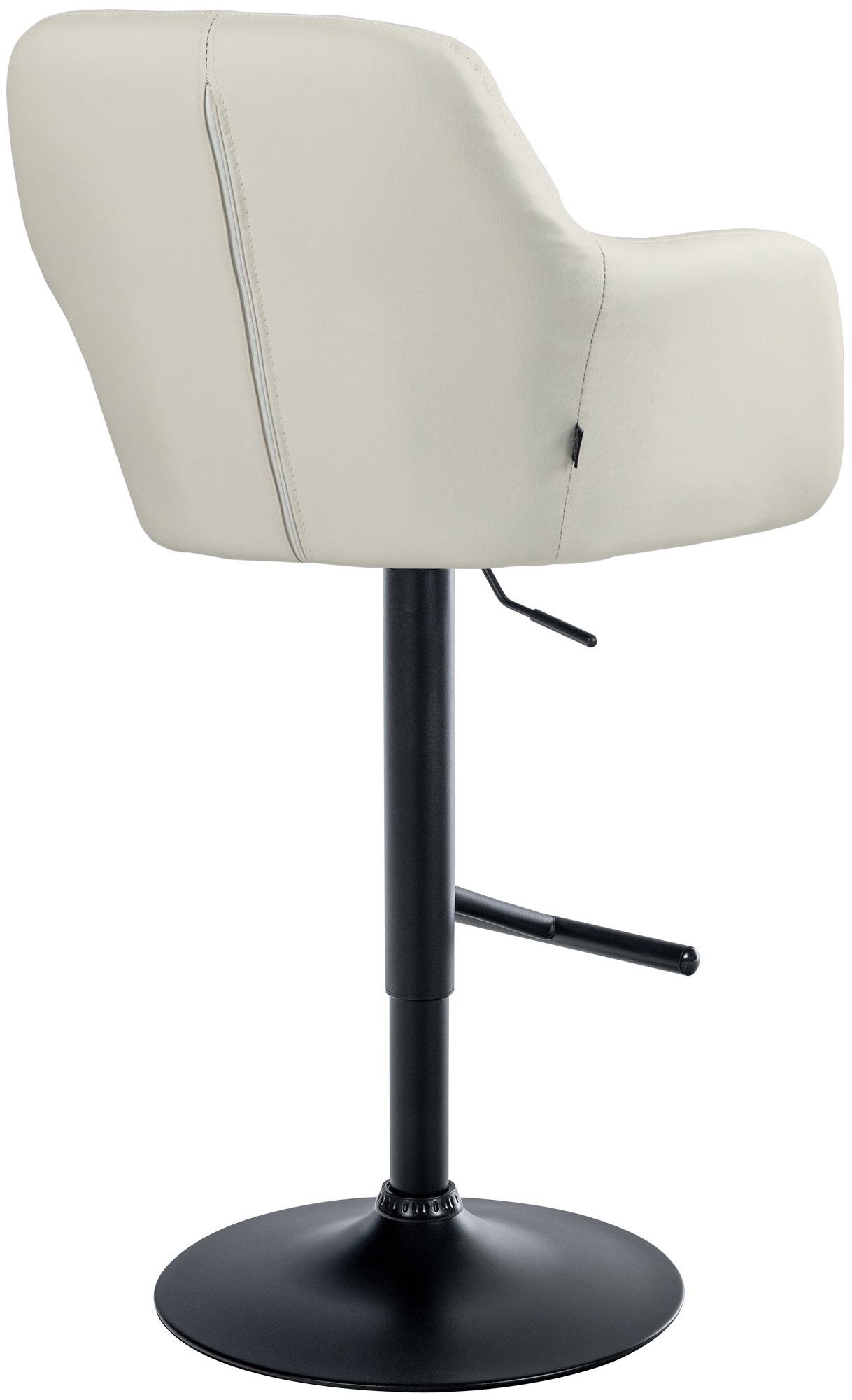 Barhocker Natoma Kunstleder schwarz