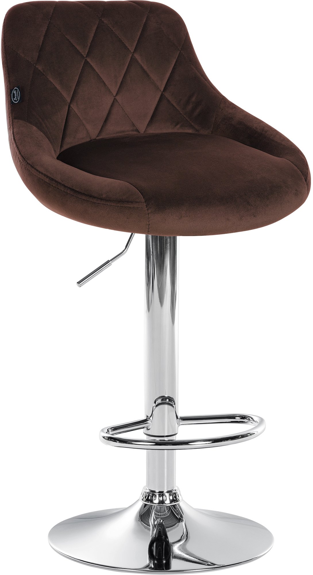 Barhocker Lazio Samt chrom