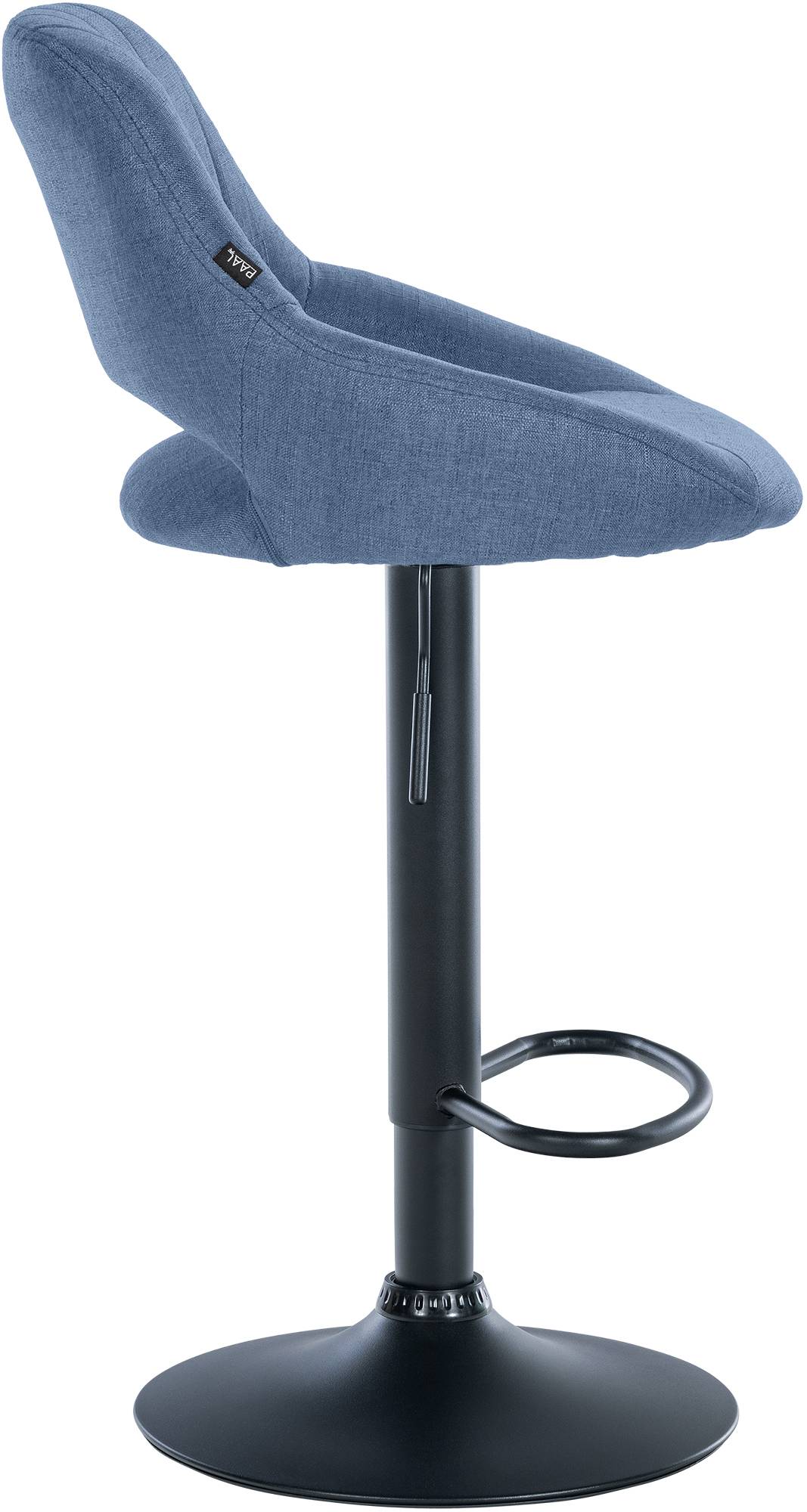 Barhocker Milet Stoff schwarz