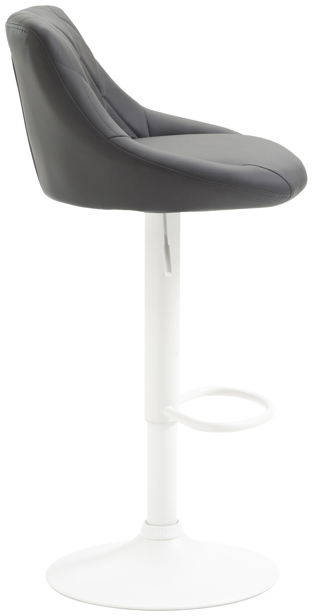 Barhocker Lazio Kunstleder weiß
