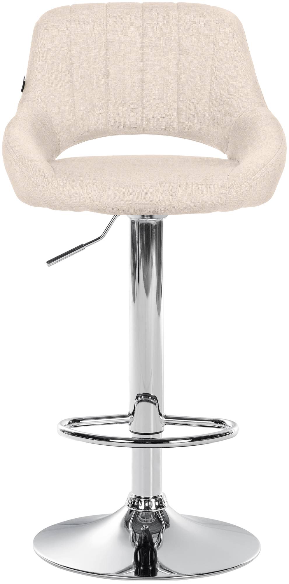 Barhocker Milet Stoff chrom