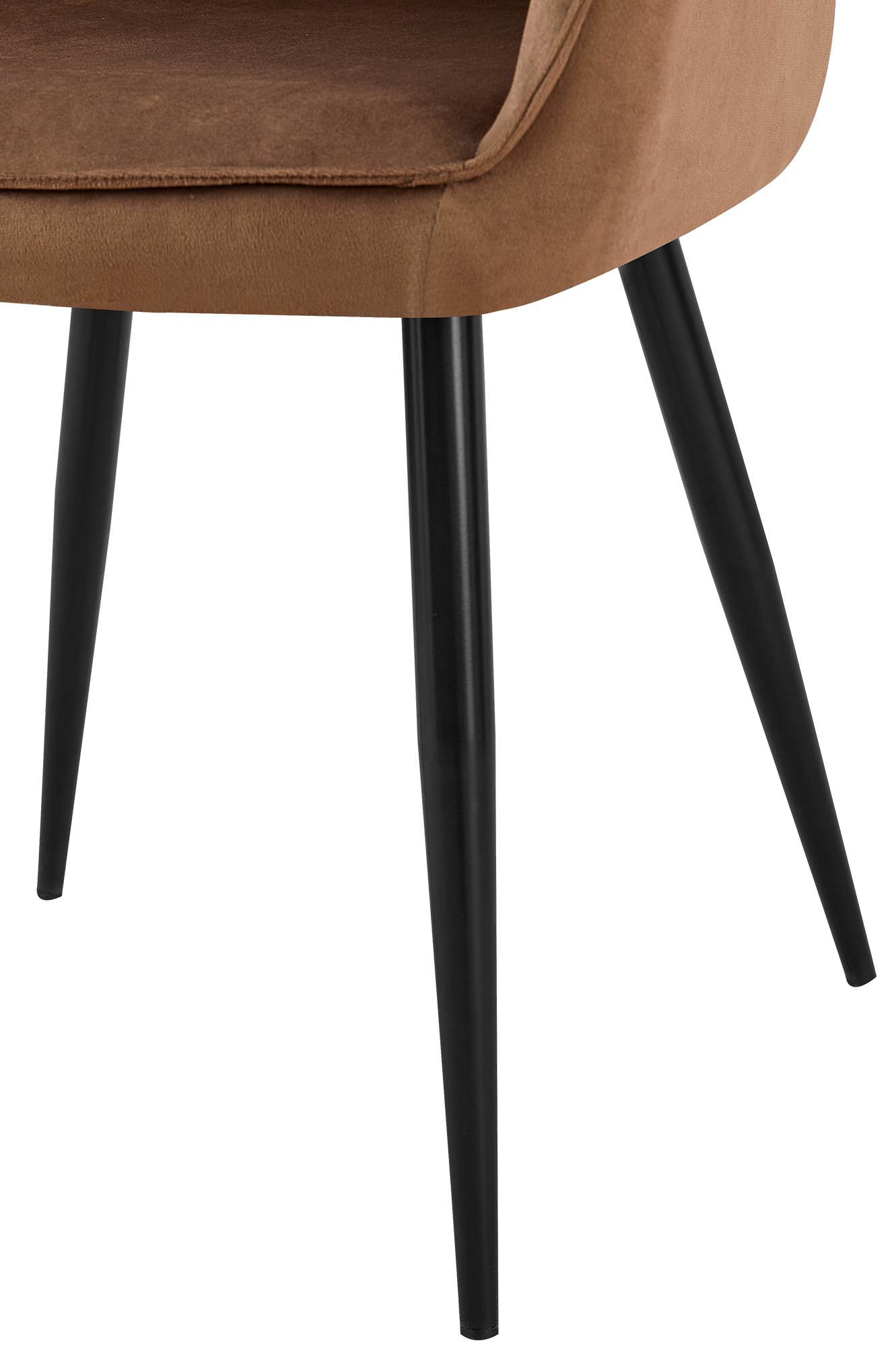 2er Set Esszimmerstuhl Boise Samt