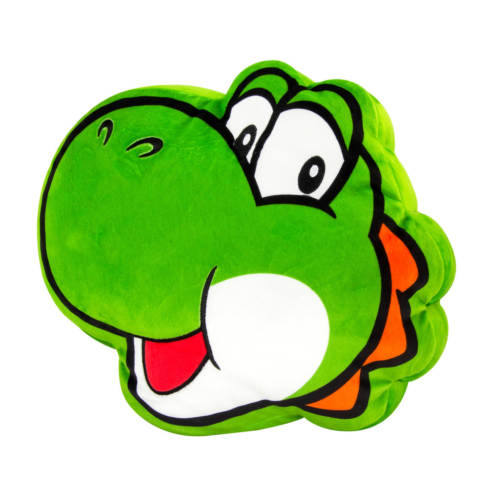 TOMY Sonstiges Nintendo Plüsch - Yoshi Head - Plüschkissen (40 cm)