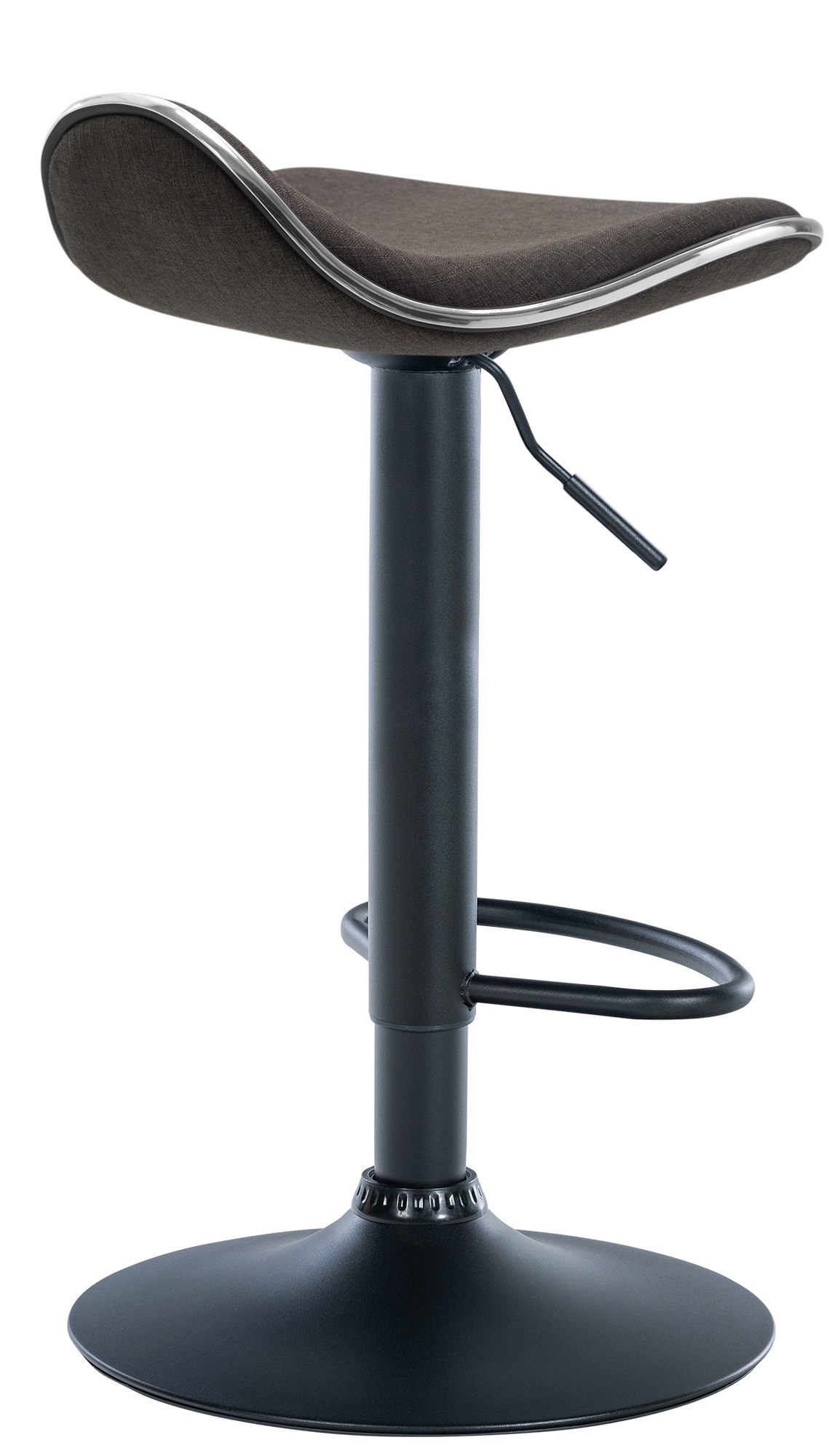 Barhocker Shanghai Stoff schwarz
