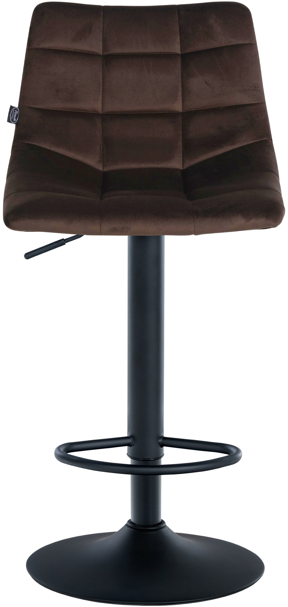 Barhocker Jerry Samt schwarz