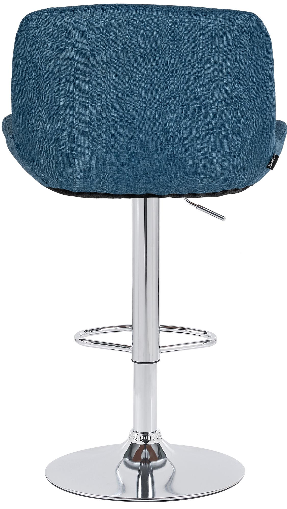 Barhocker Solon Chrom Stoff
