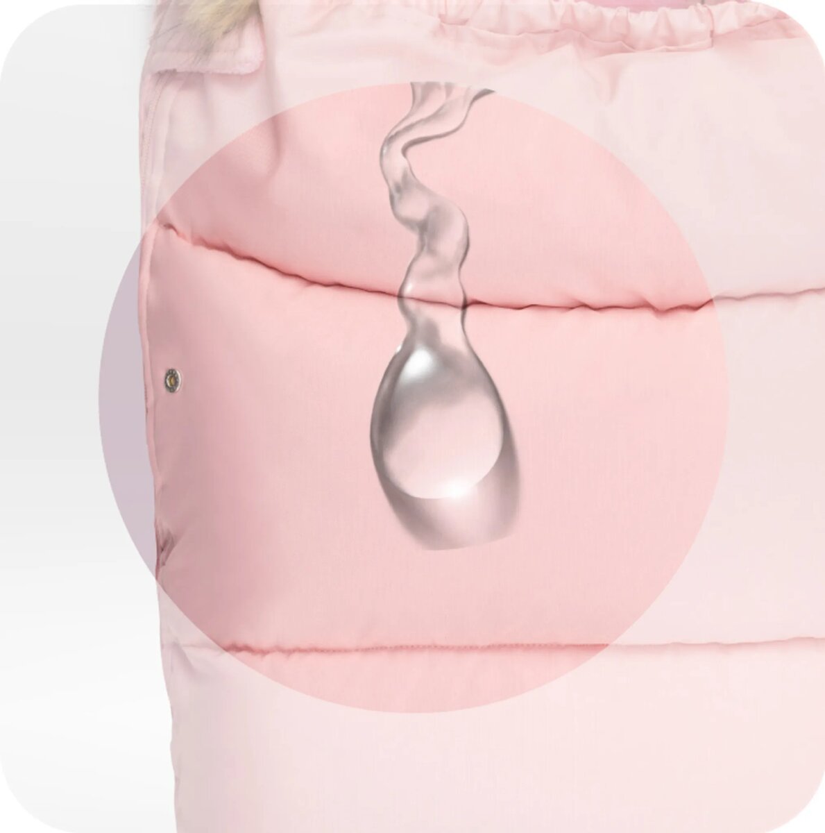 MoMi COZY – Universal-Fußsack für Kinderwagen, Fleece-Innenfutter, beidseitiger Reißverschluss & Kapuze mit Ohren – Rosa