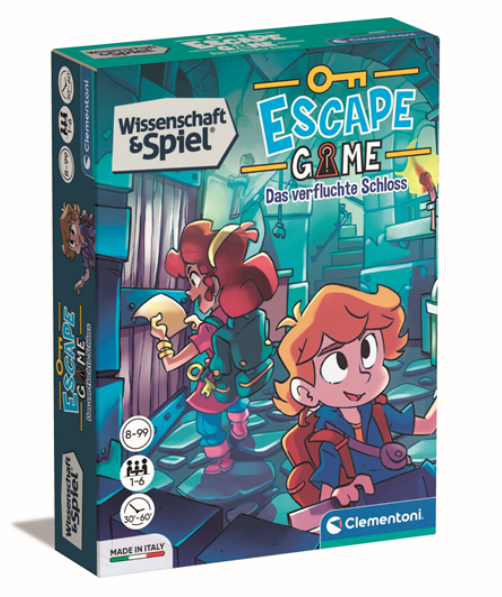Clementoni Strategiespiele Clementoni 81112 - Escape Game: Das verfluchte Schloss