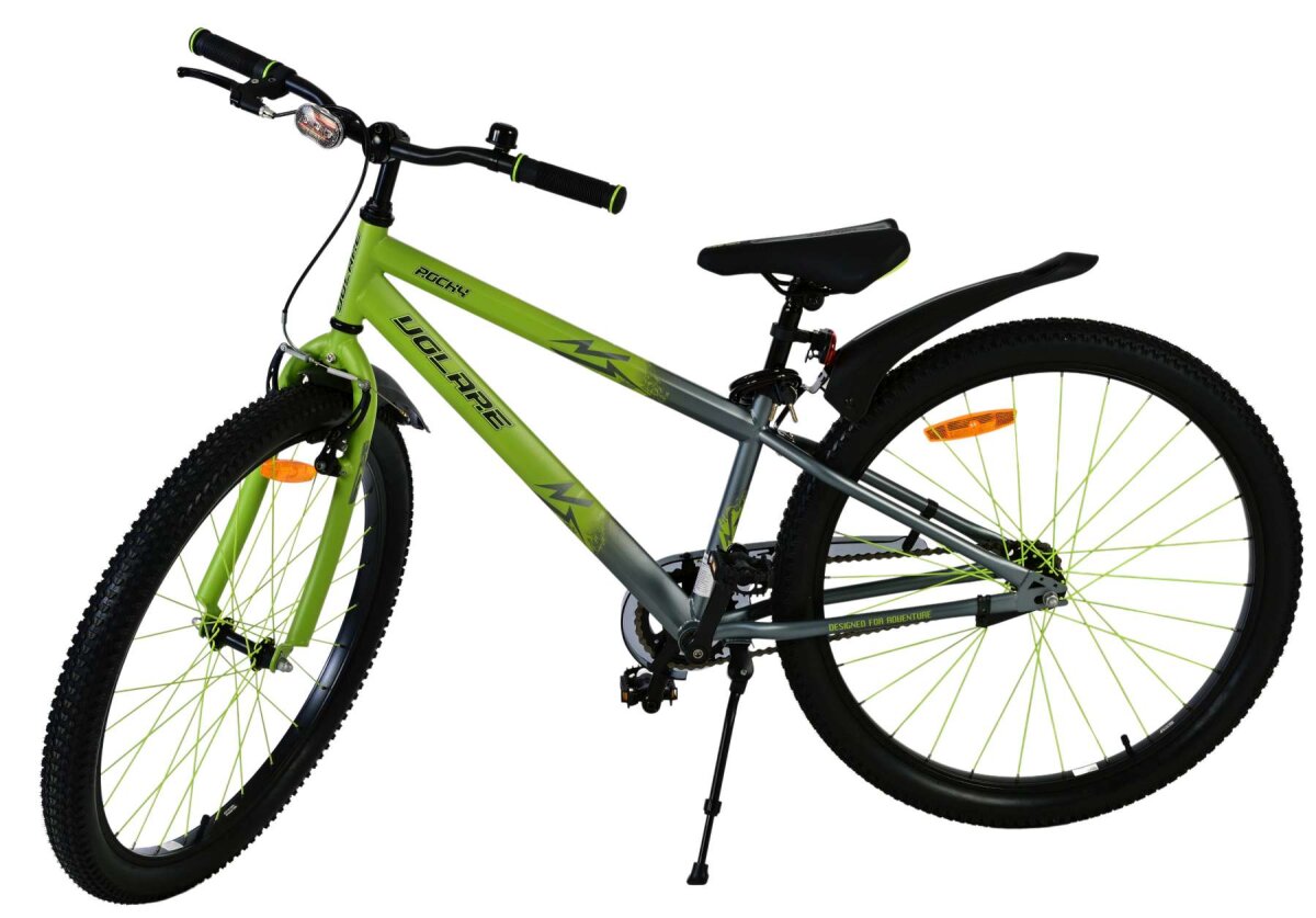 Volare Rocky Kinderfahrrad für Jungen - 26 Zoll in Grün für sicheres Fahren