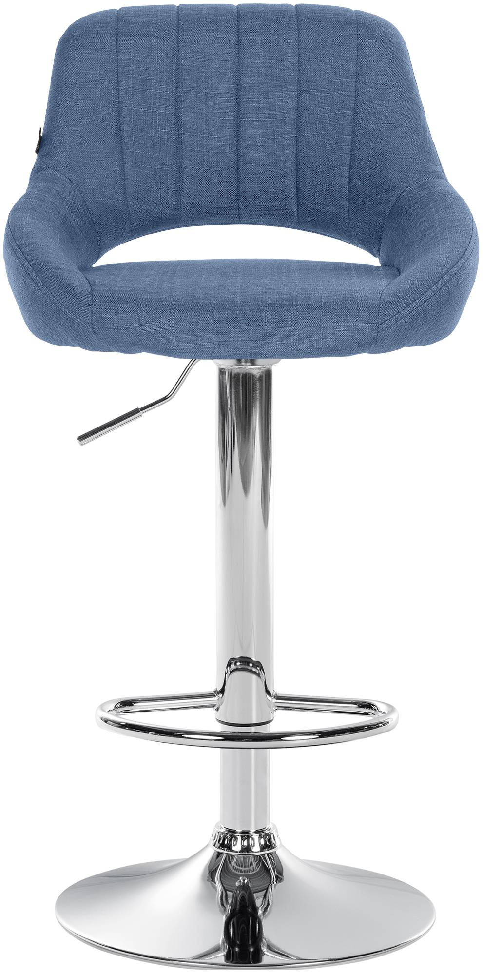 Barhocker Milet Stoff chrom
