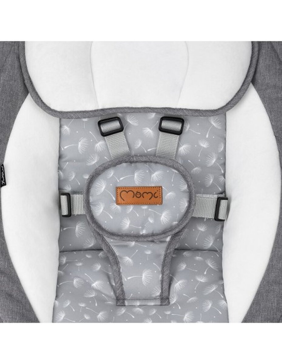 MoMi KENANI in Dunkelgrau - Elektrische Babywippe für Kinder bis 9 kg