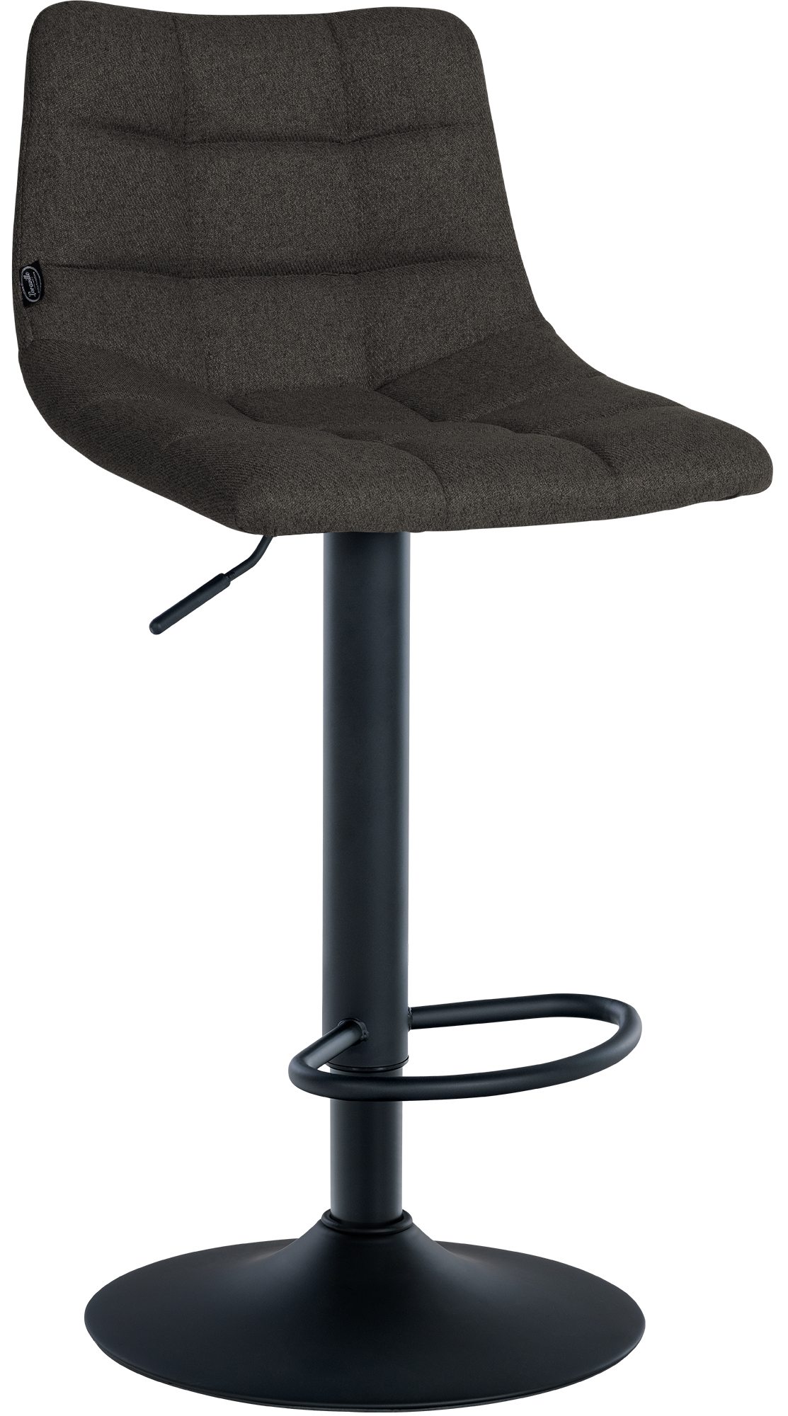 2er Set Barhocker Jerry Stoff schwarz