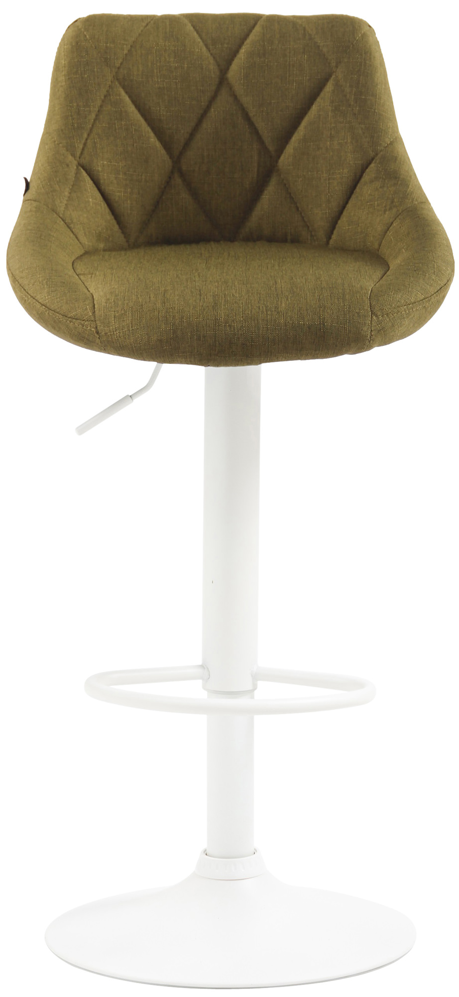 Barhocker Lazio Stoff weiß