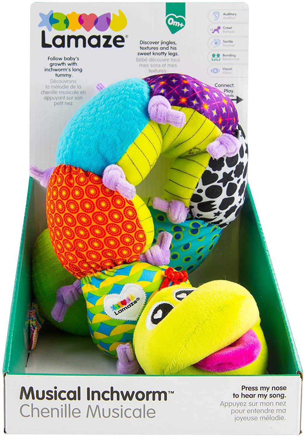TOMY Baby & Kleinkind Lamaze - L27107 - Musik-Wurm