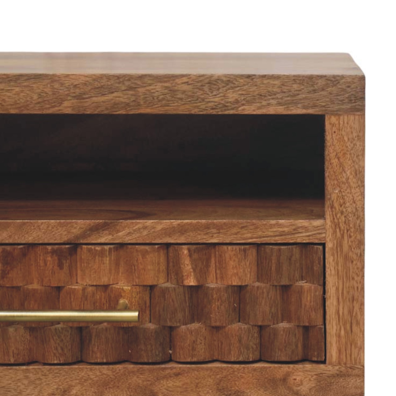 Arno Wandnachttisch in Golden Teak