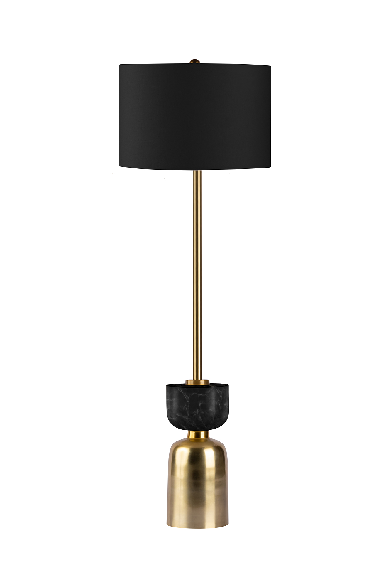 Auffällige Stehlampe mit Spotlight-Effekt