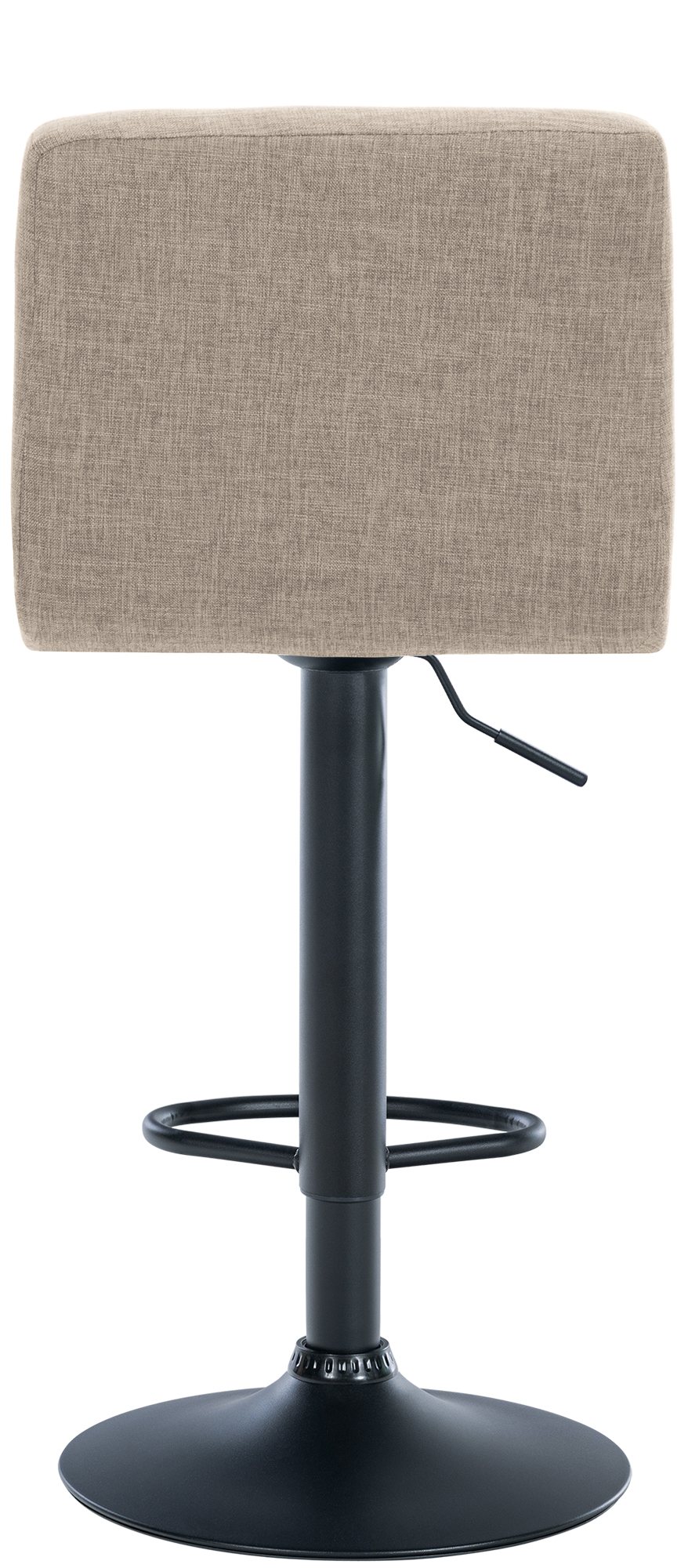 2er Set Barhocker Calma Stoff schwarz