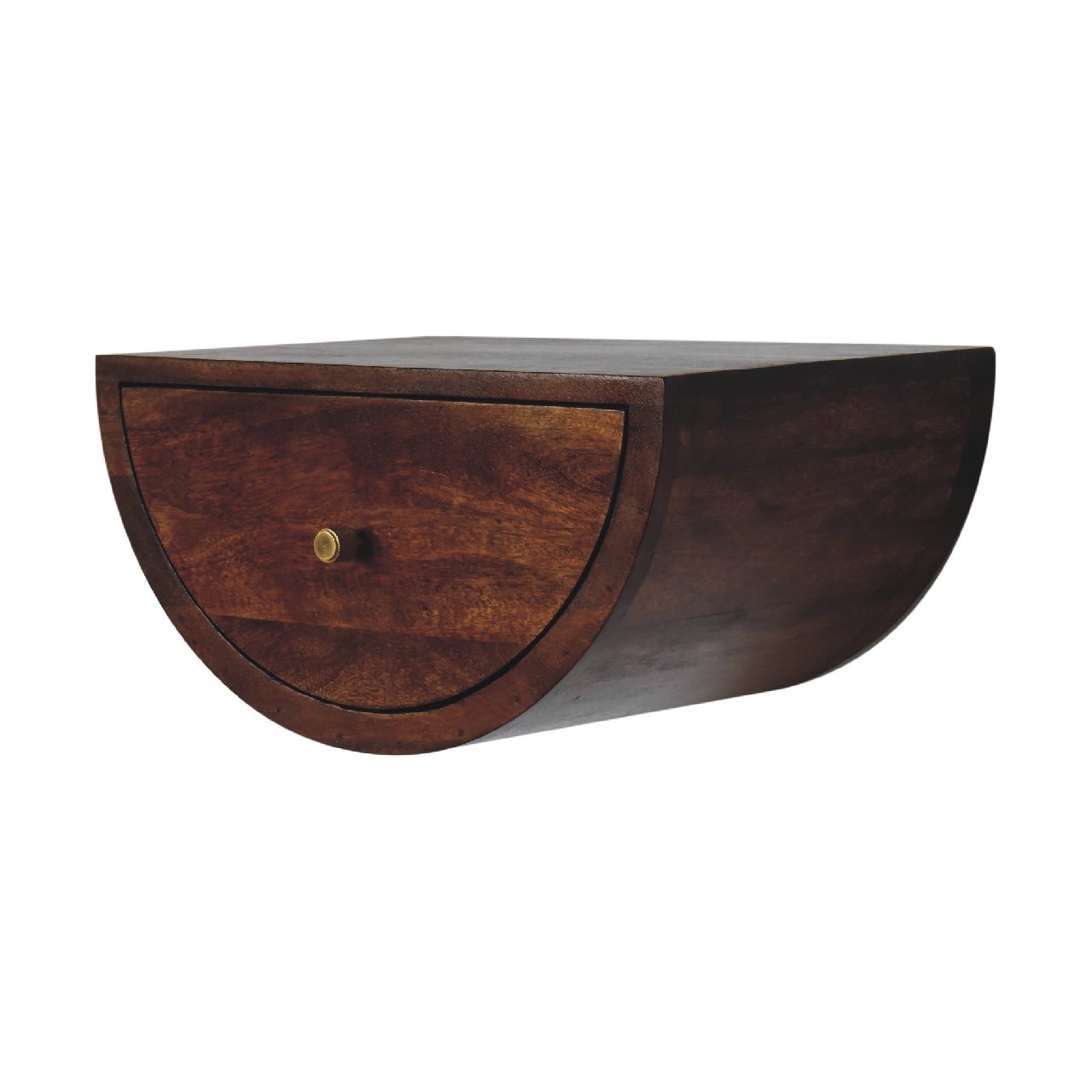 Chestnut Crescent Schwebendes Nachttischchen